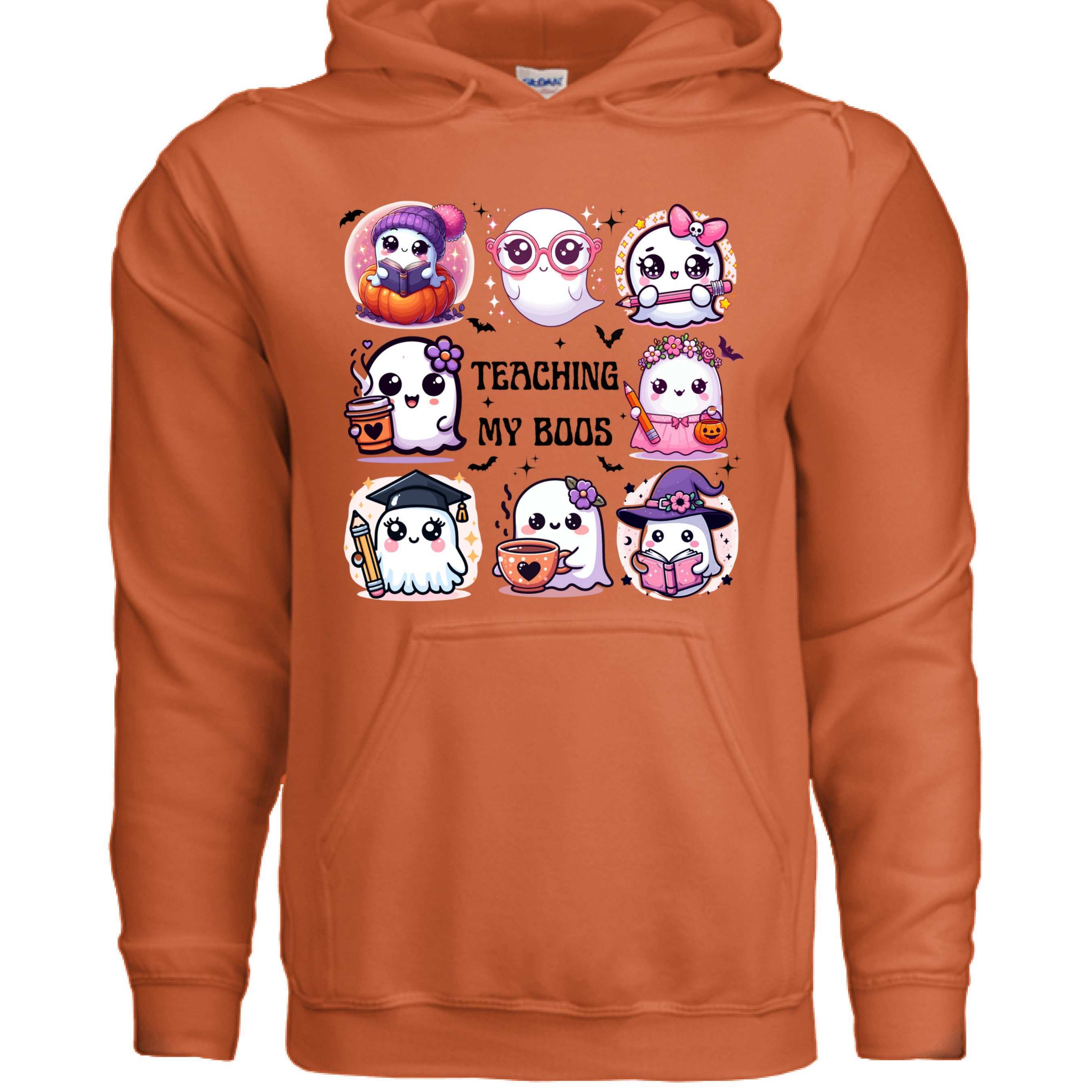 Teaching My Boos Hoodie Sweatshirt - Teacher Halloween Style