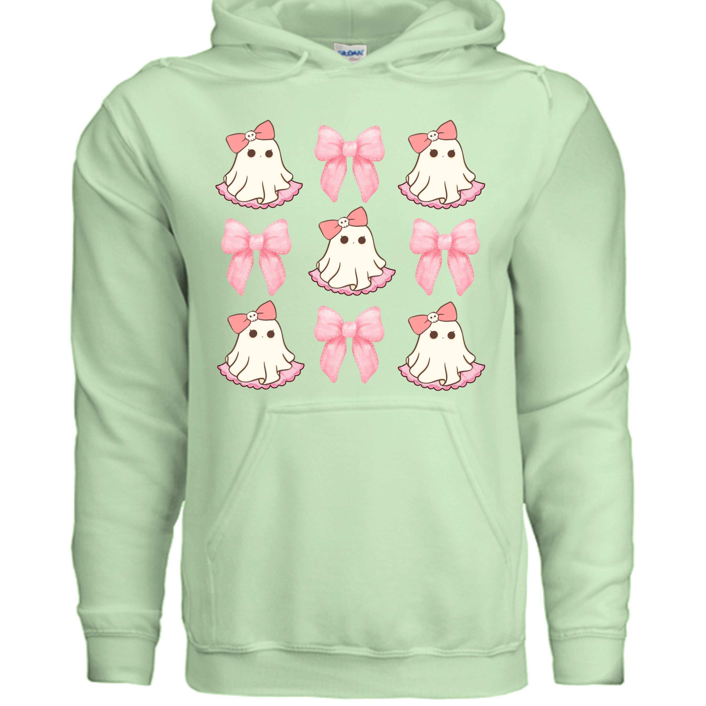 Cute Ghost Bows Hoodie Sweatshirt - Adorable Halloween Style