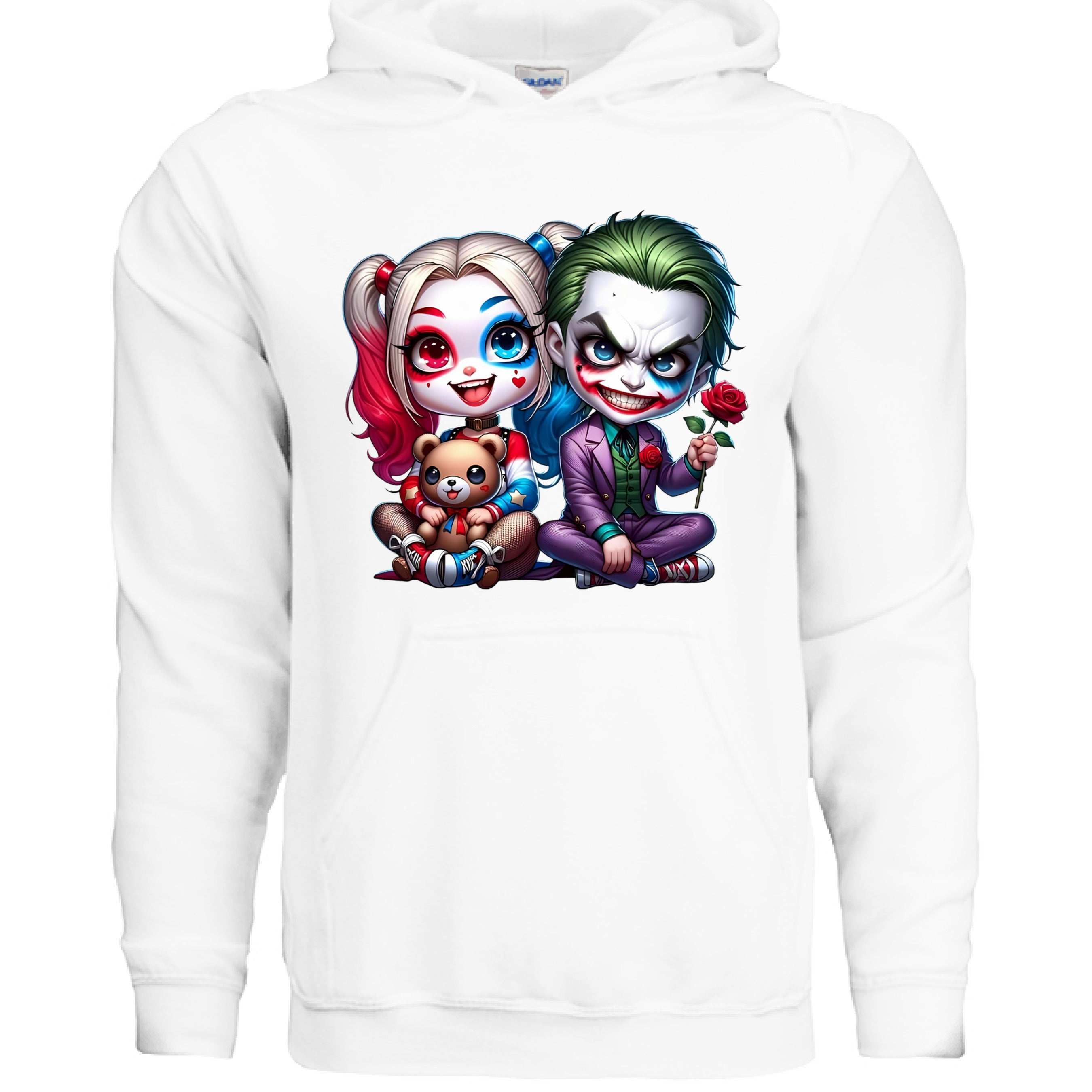 Creepy Couple Hoodie Sweatshirt - Halloween Matching Style