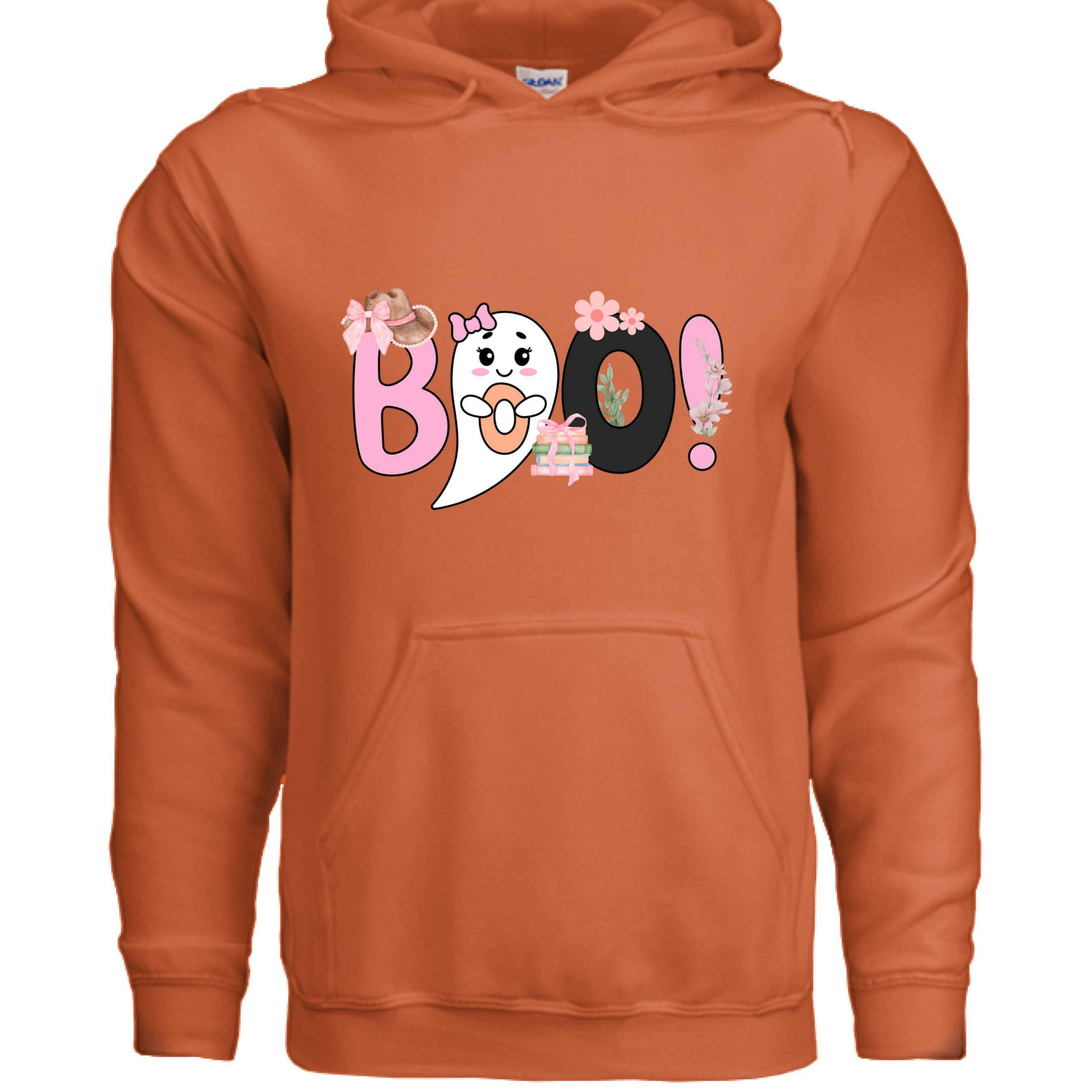 Cute Boo Ghost Hoodie Sweatshirt - Adorable Halloween Style