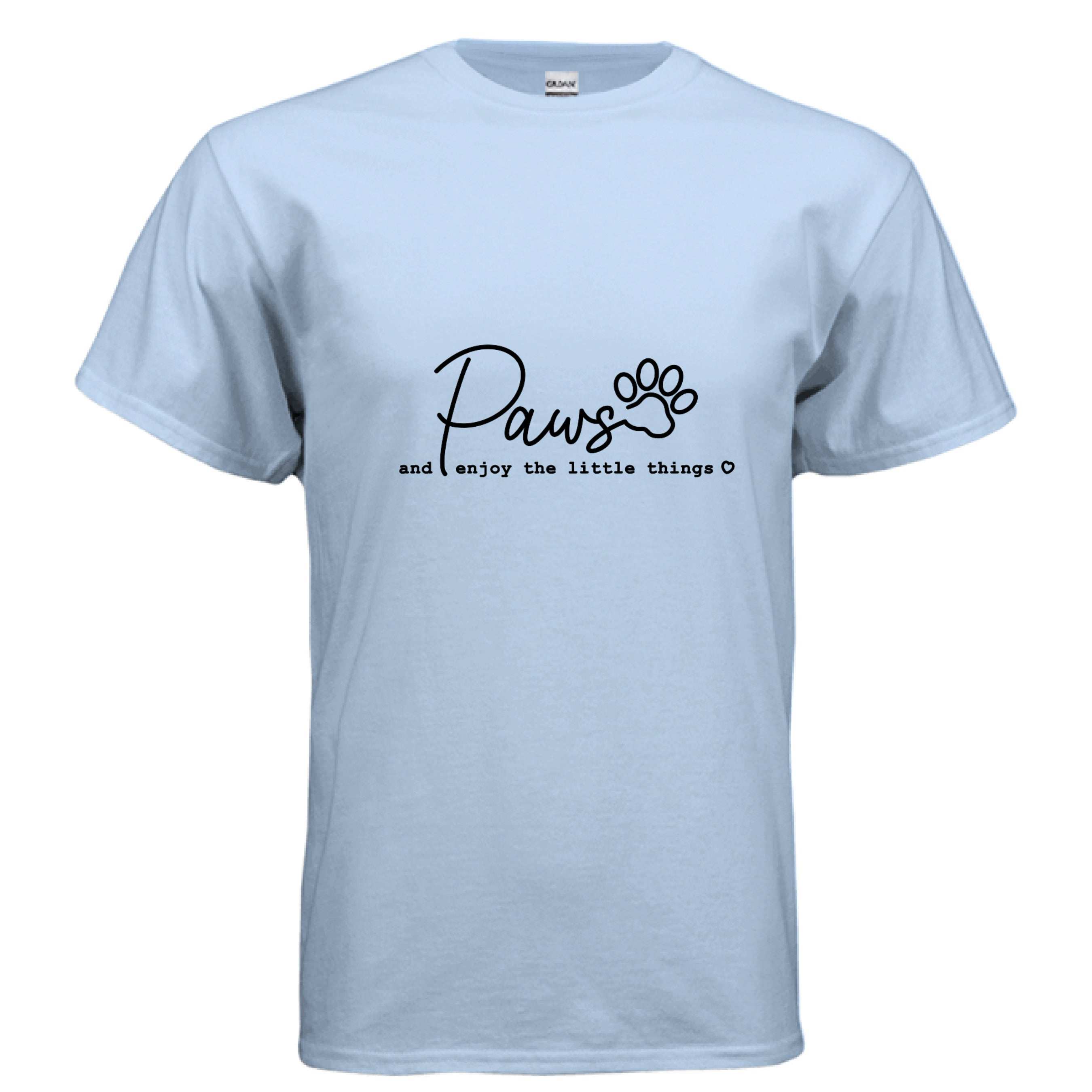 Enjoy Paws T-Shirt - Pet Lover Apparel for Dog & Cat Parents