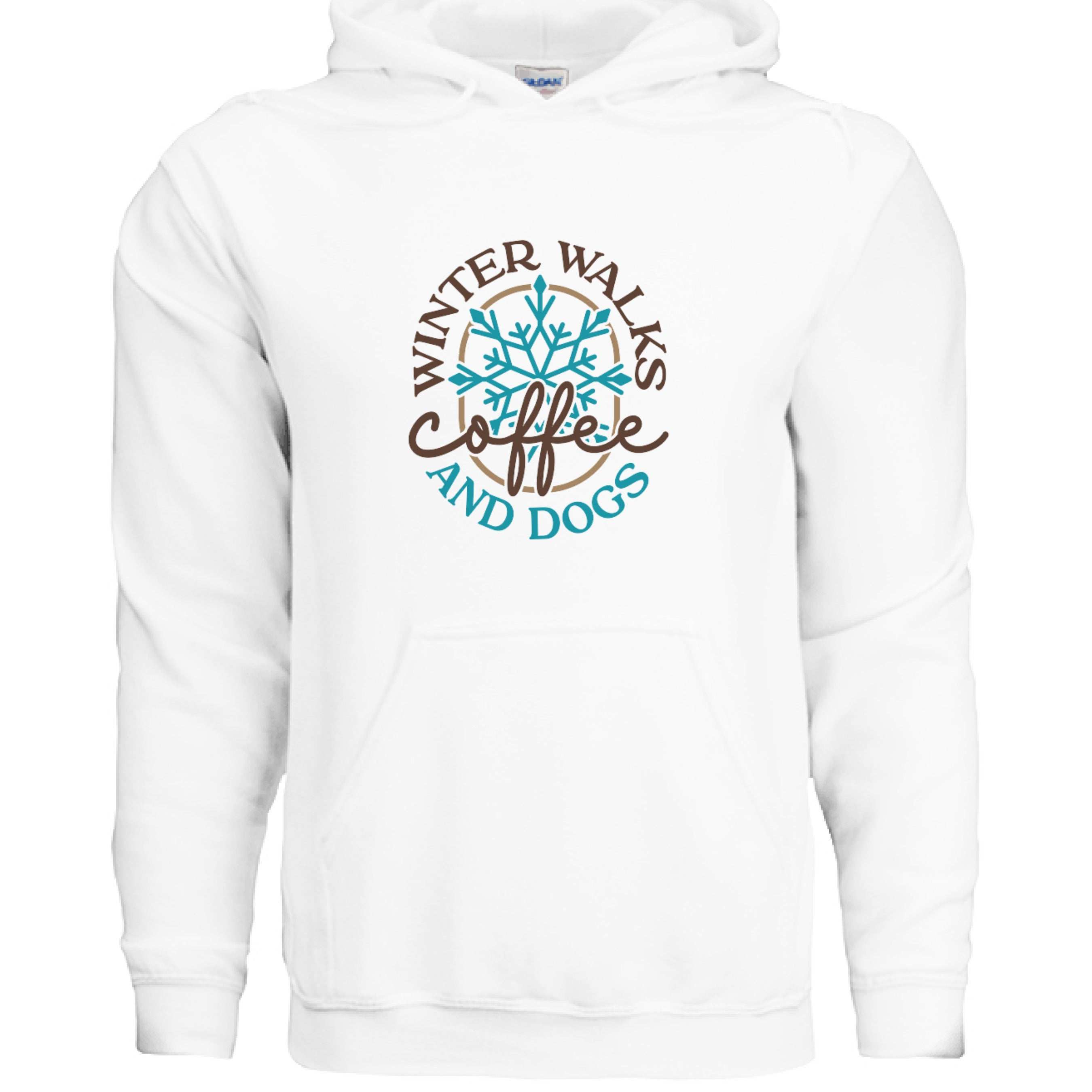 Winter Walk Coffee Hoodie Sweatshirt - Cozy Coffee Lover
