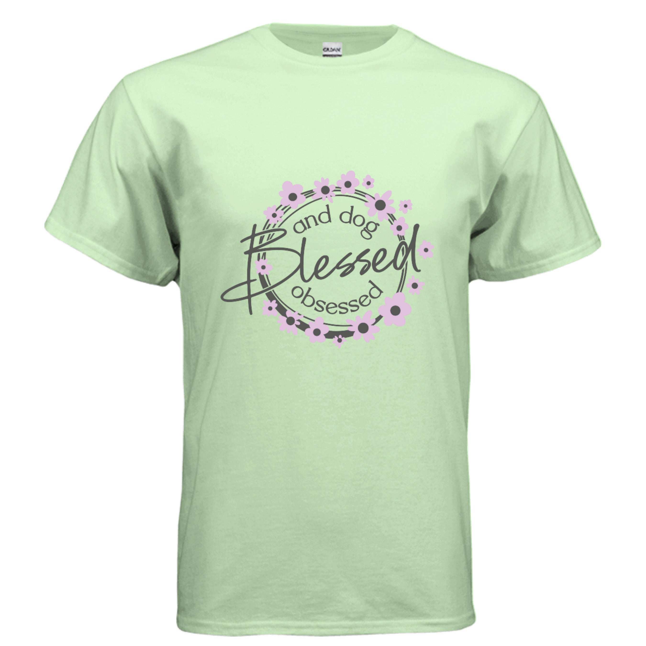 Blessed Dog Obsessed T-Shirt - Proud Dog Parent Lifestyle