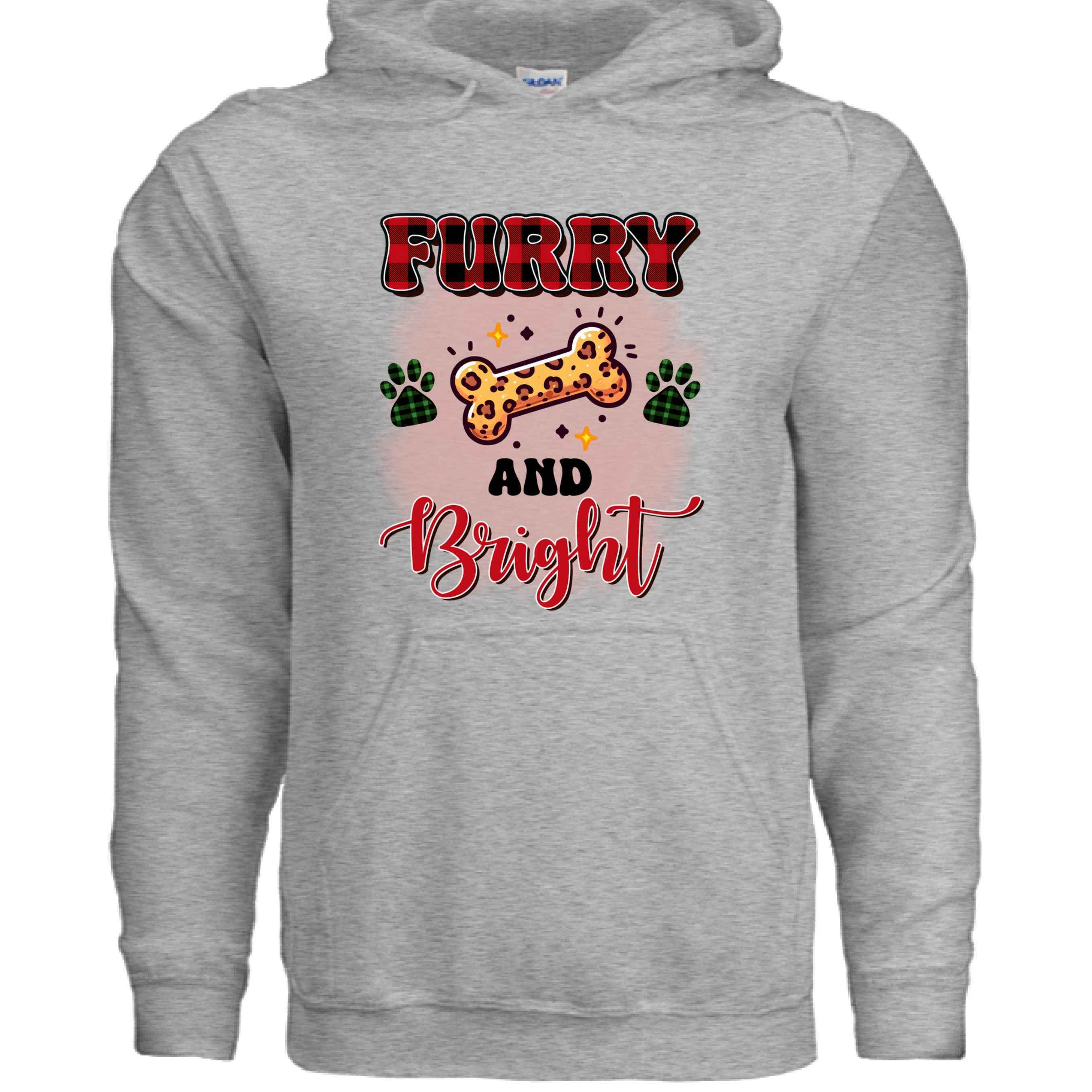 Furry and Bright Holiday Hoodie for Pet Lovers - Cozy Gift