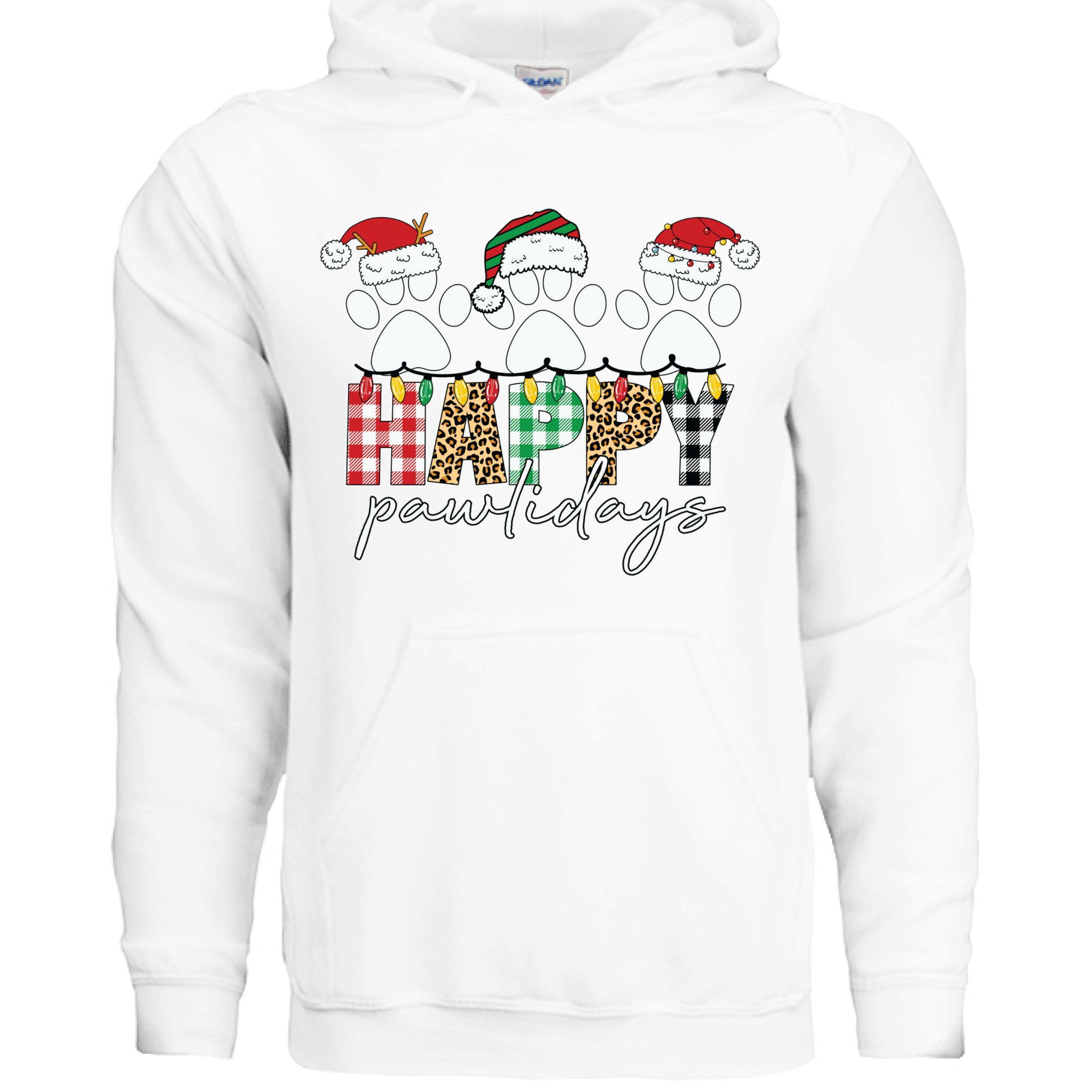 Pawlidays Hoodie - Cute Christmas Pet Lover Sweatshirt