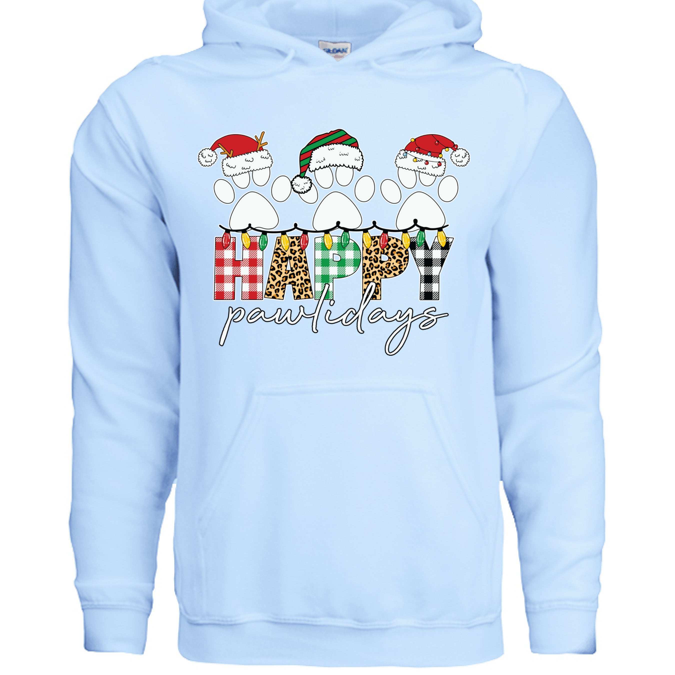 Pawlidays Hoodie - Cute Christmas Pet Lover Sweatshirt