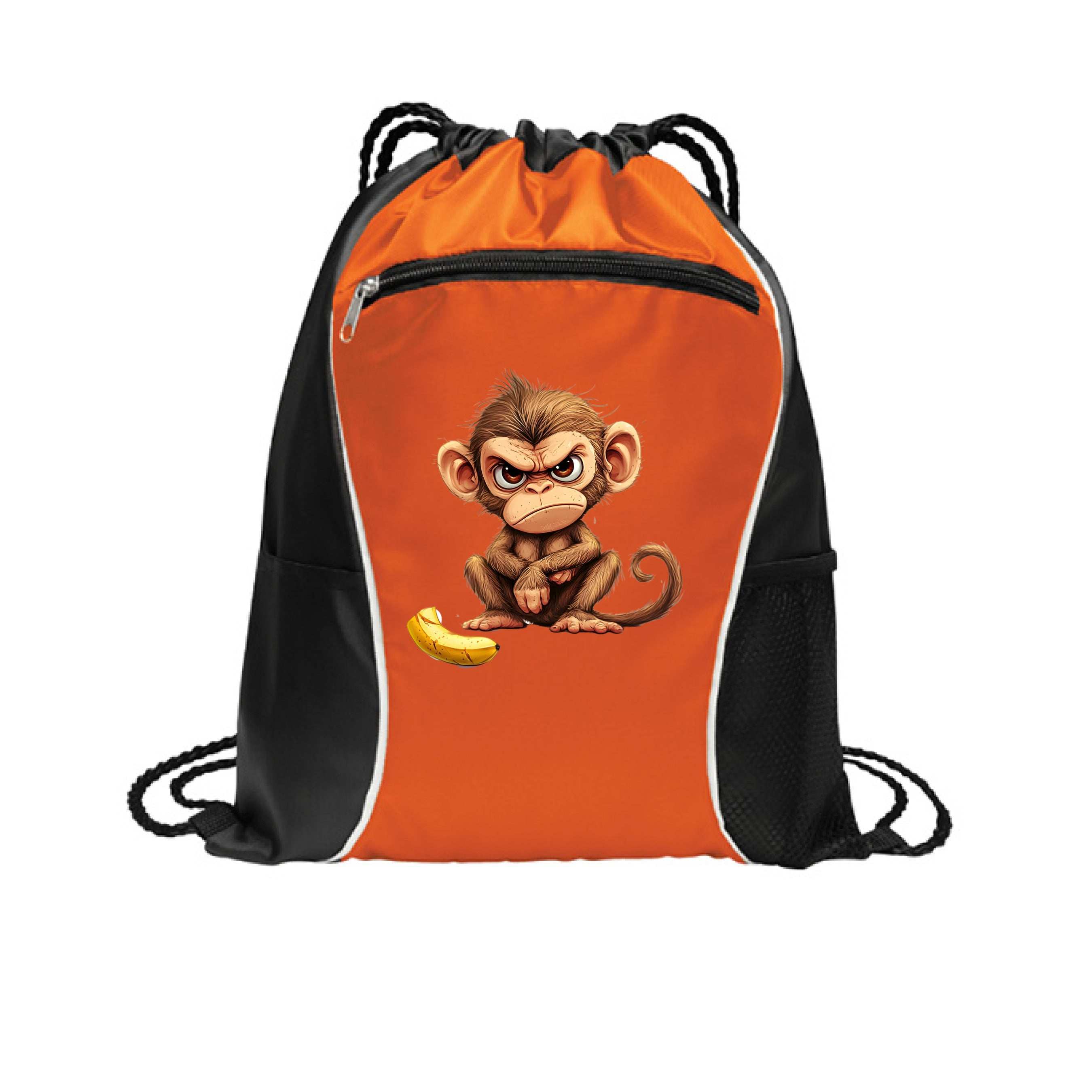 Monkey Drawstring Bag - Fun Cinch Pack for Pet Lovers