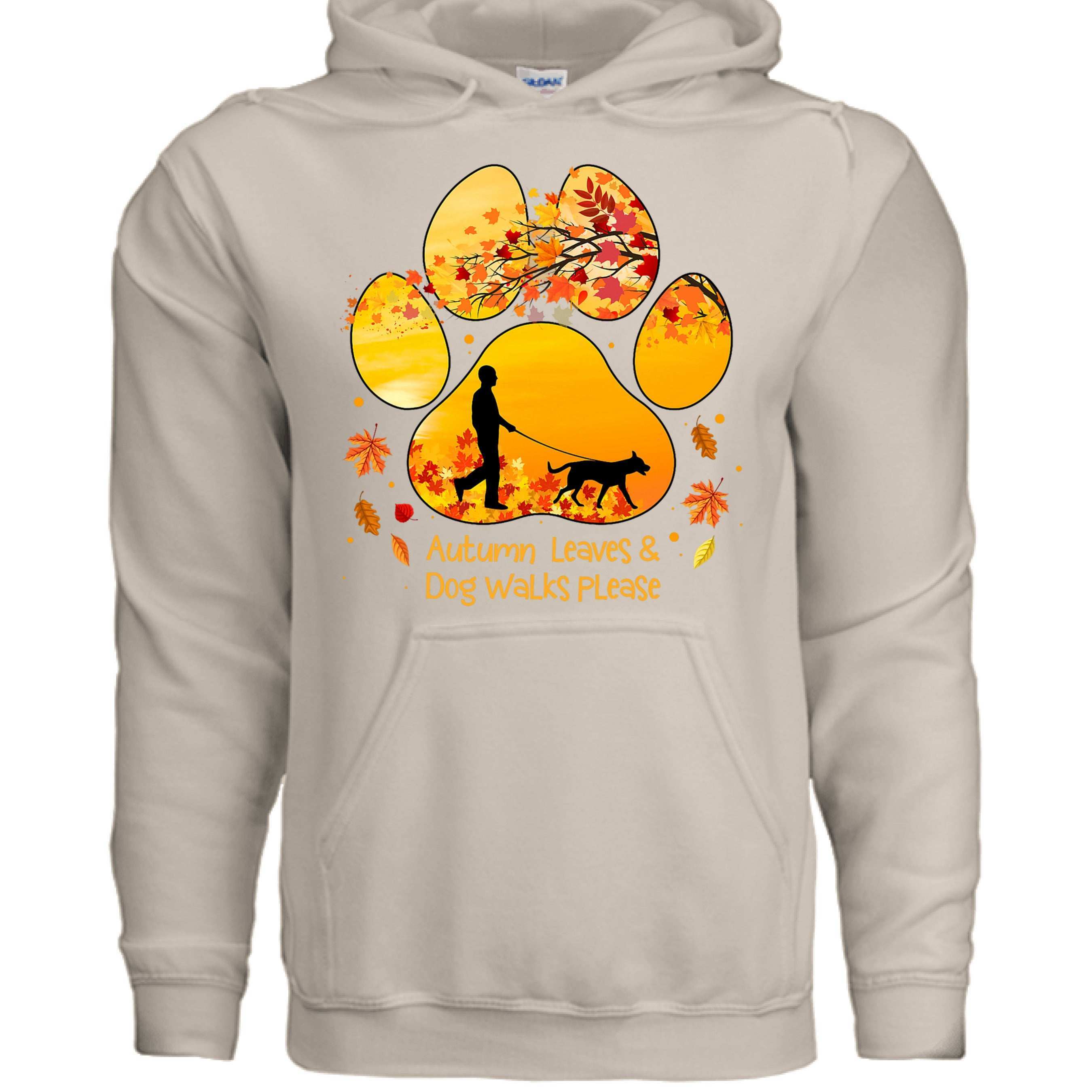 Autumn Leaves Dog Hoodie - Cozy Fall Pet Lover Sweatshirt