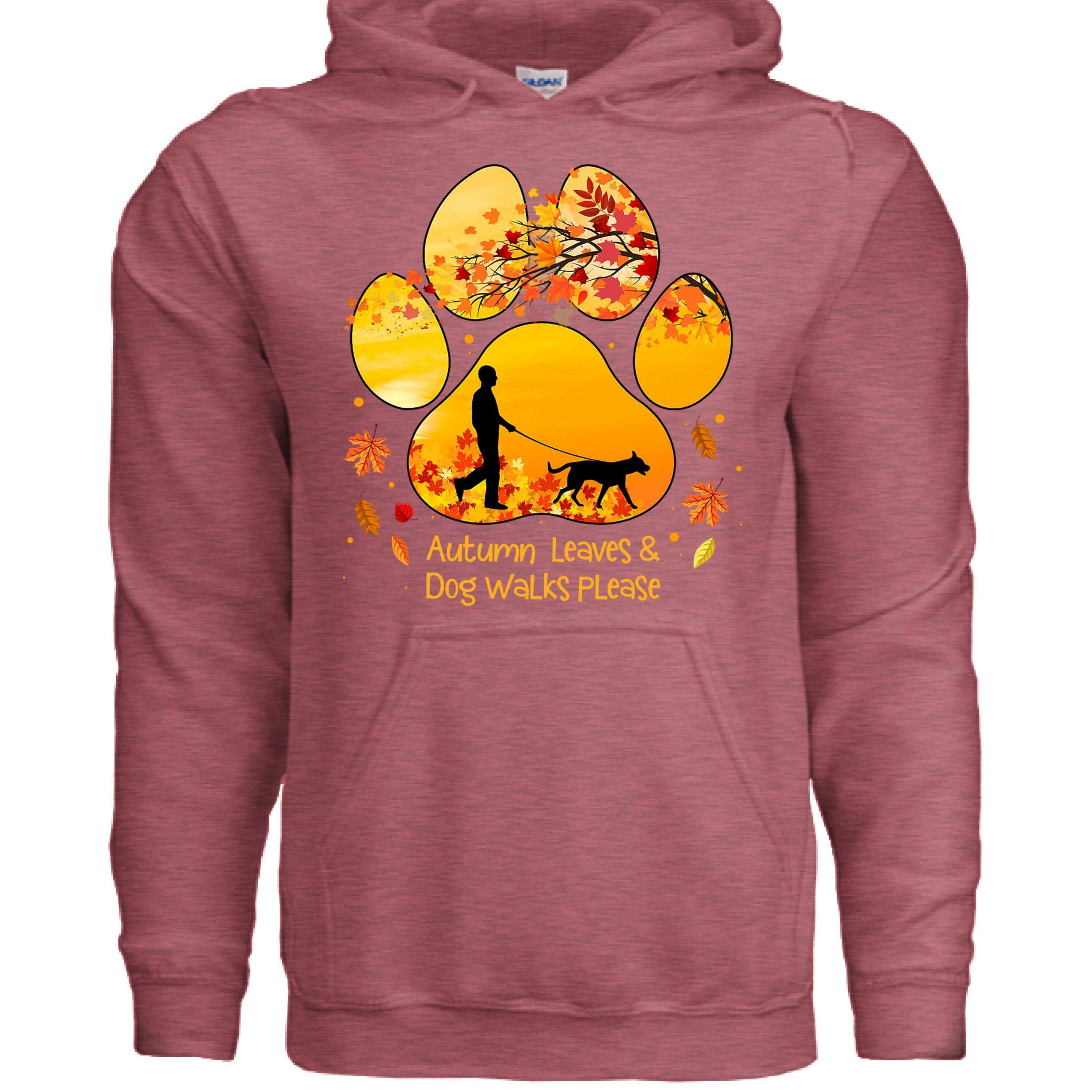 Autumn Leaves Dog Hoodie - Cozy Fall Pet Lover Sweatshirt