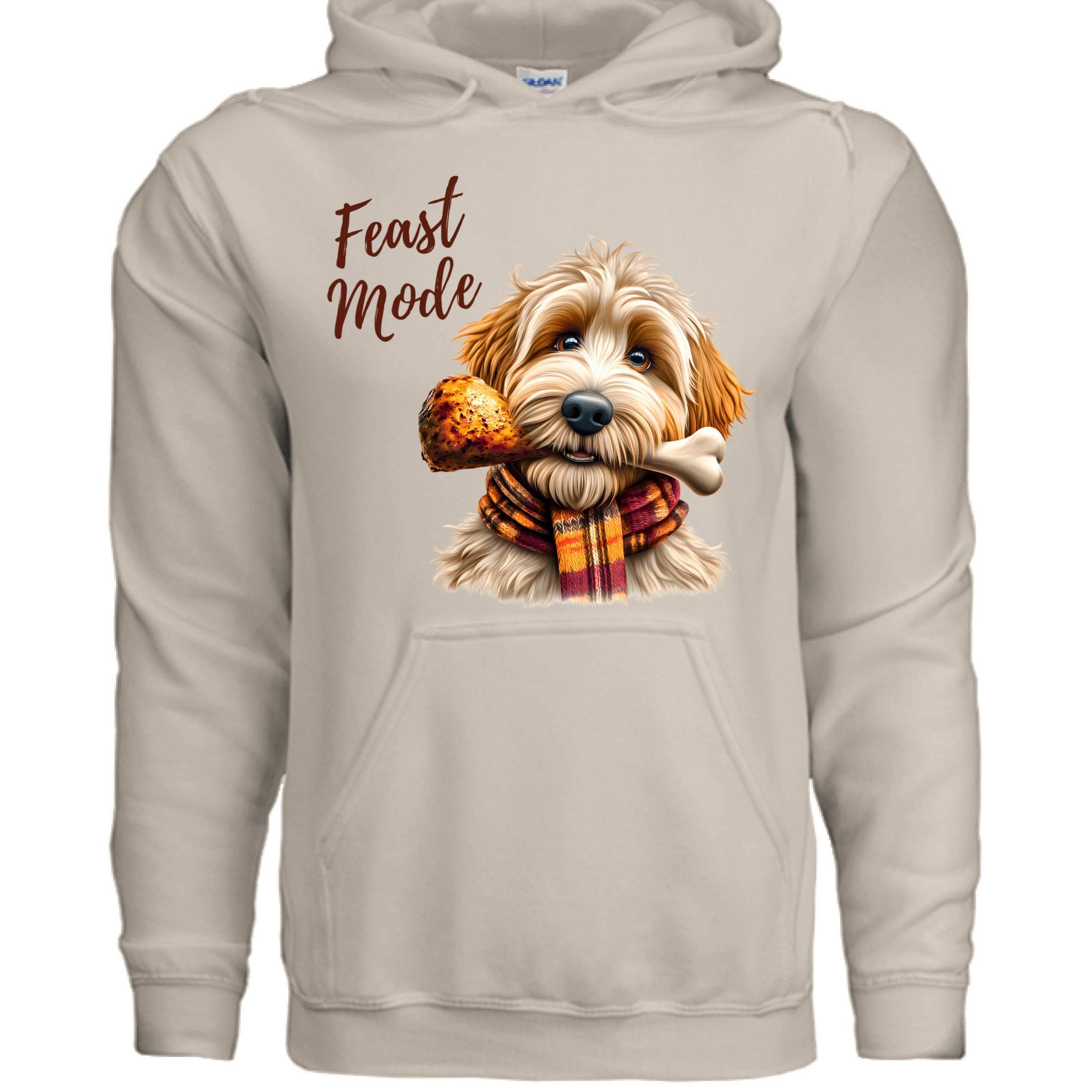 Goldendoodle Turkey Hoodie - Thanksgiving Dog Lover Sweatshirt