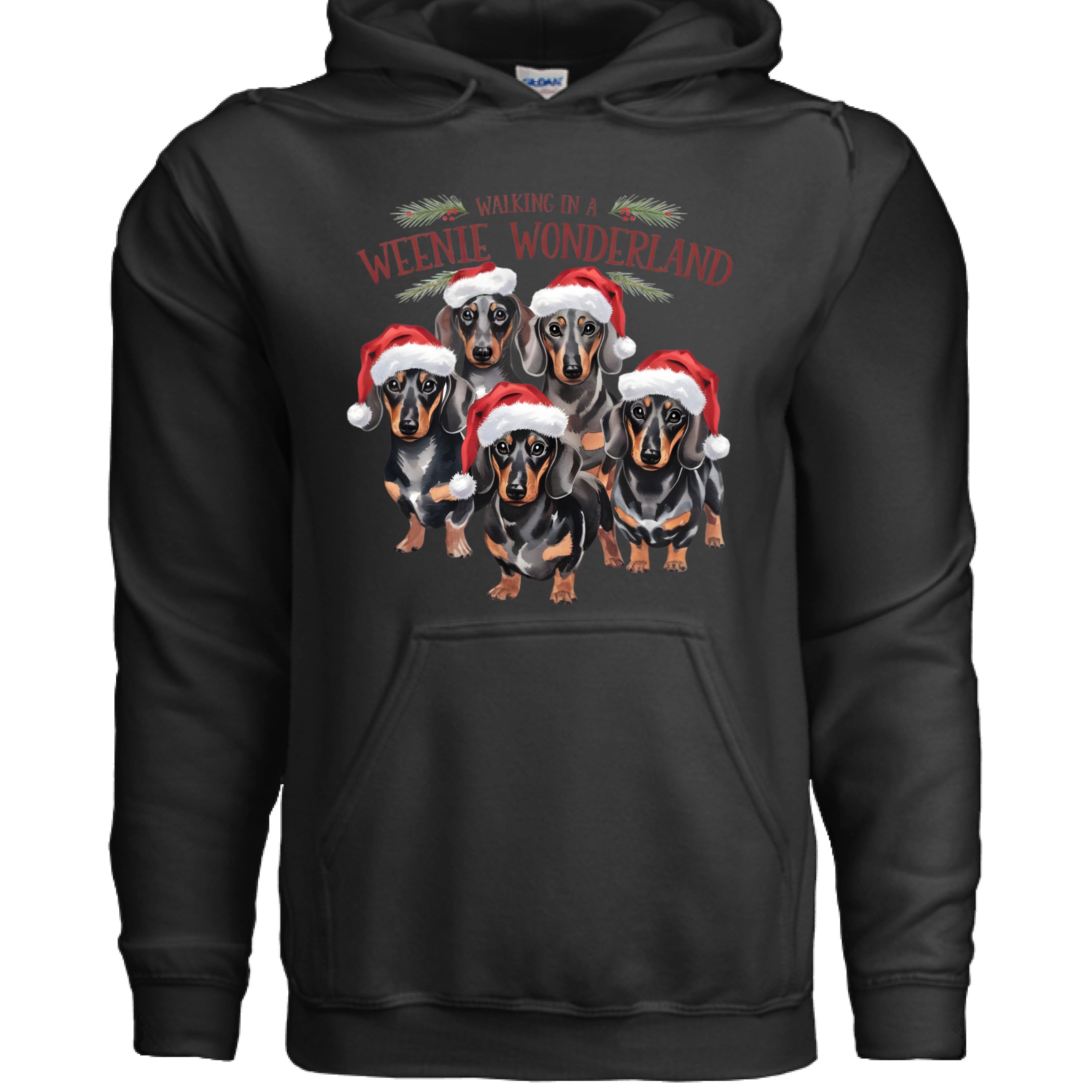 Weenie Wonderland Hoodie - Dachshund Lover Sweatshirt