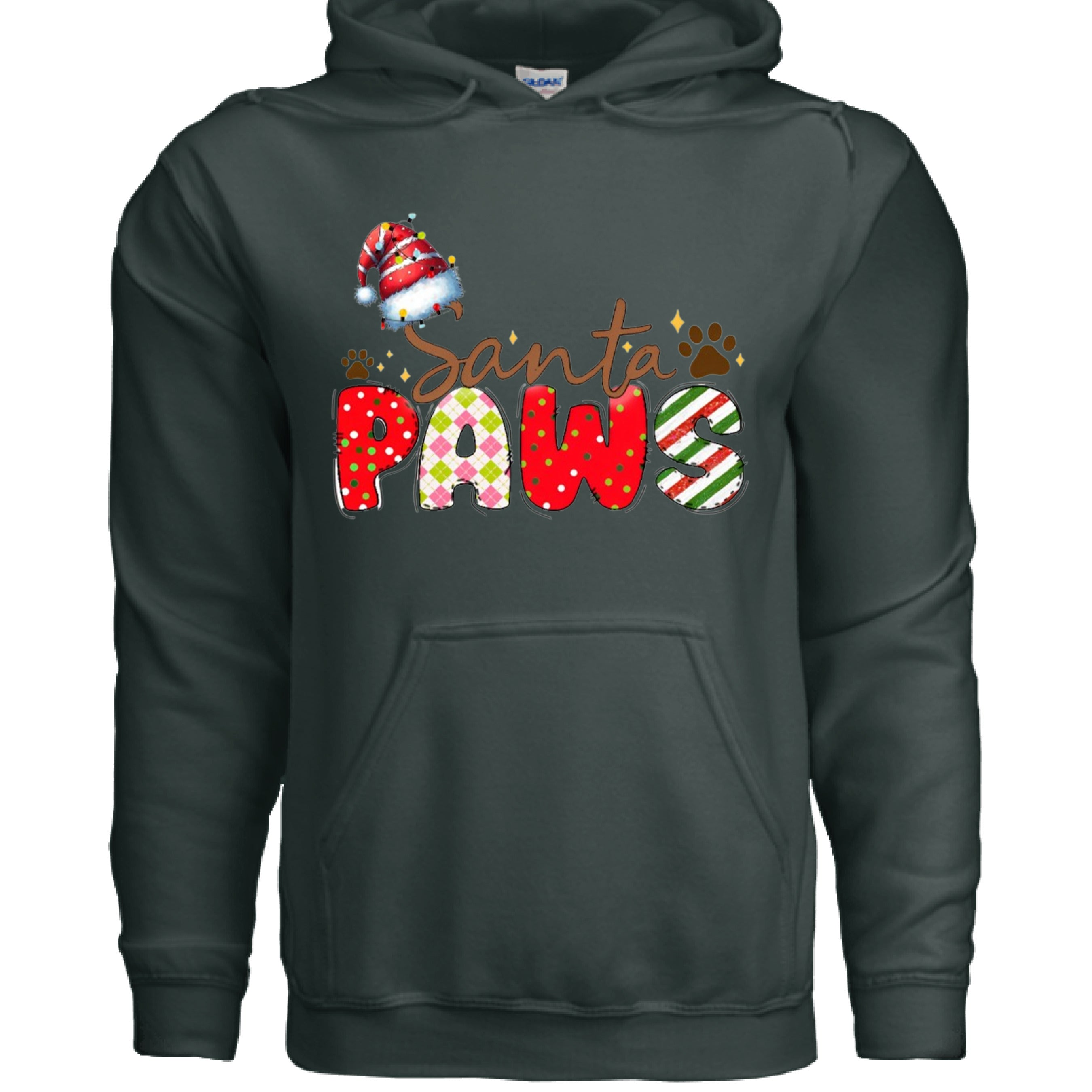 Santa Paws Hoodie - Festive Pet Lover Sweatshirt