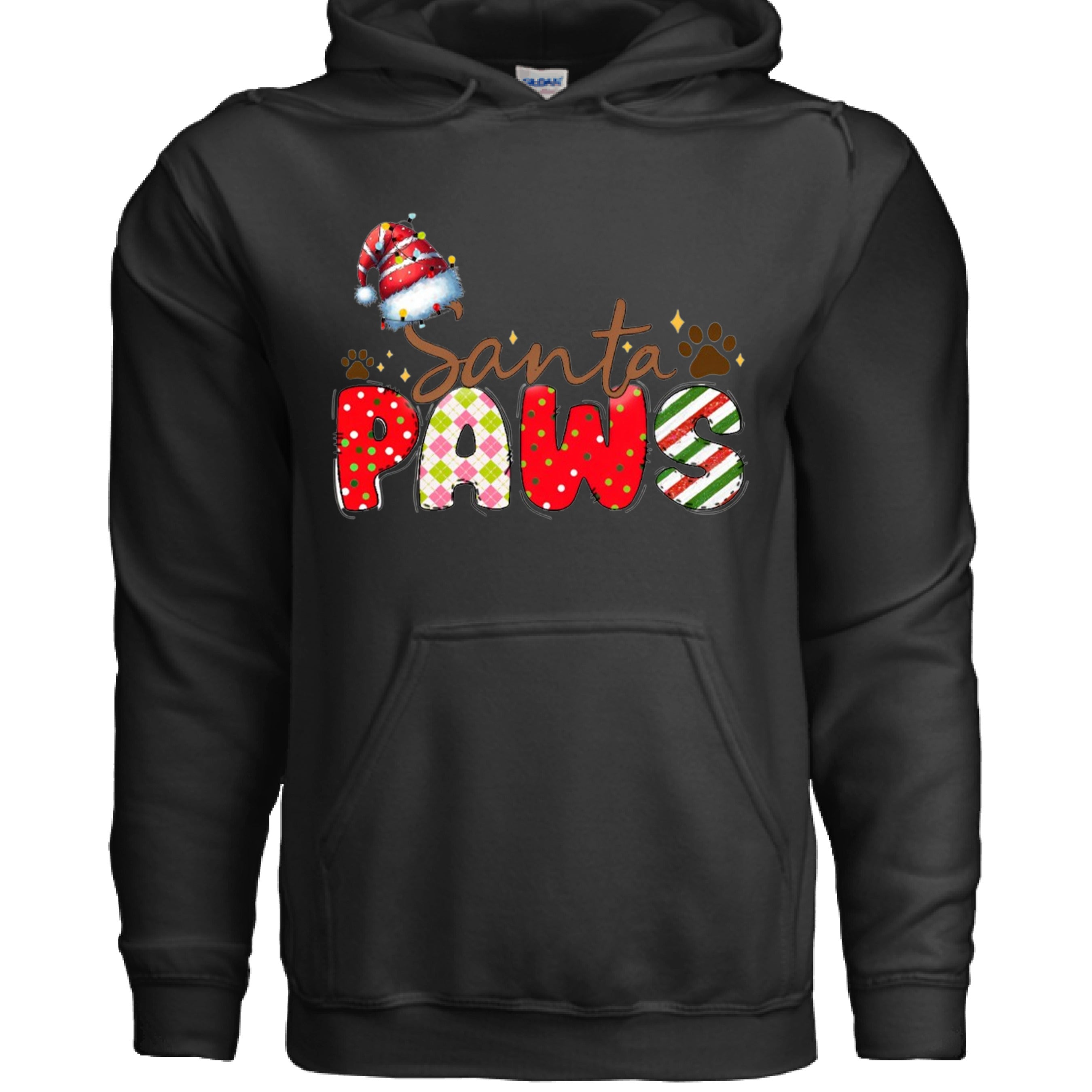 Santa Paws Hoodie - Festive Pet Lover Sweatshirt