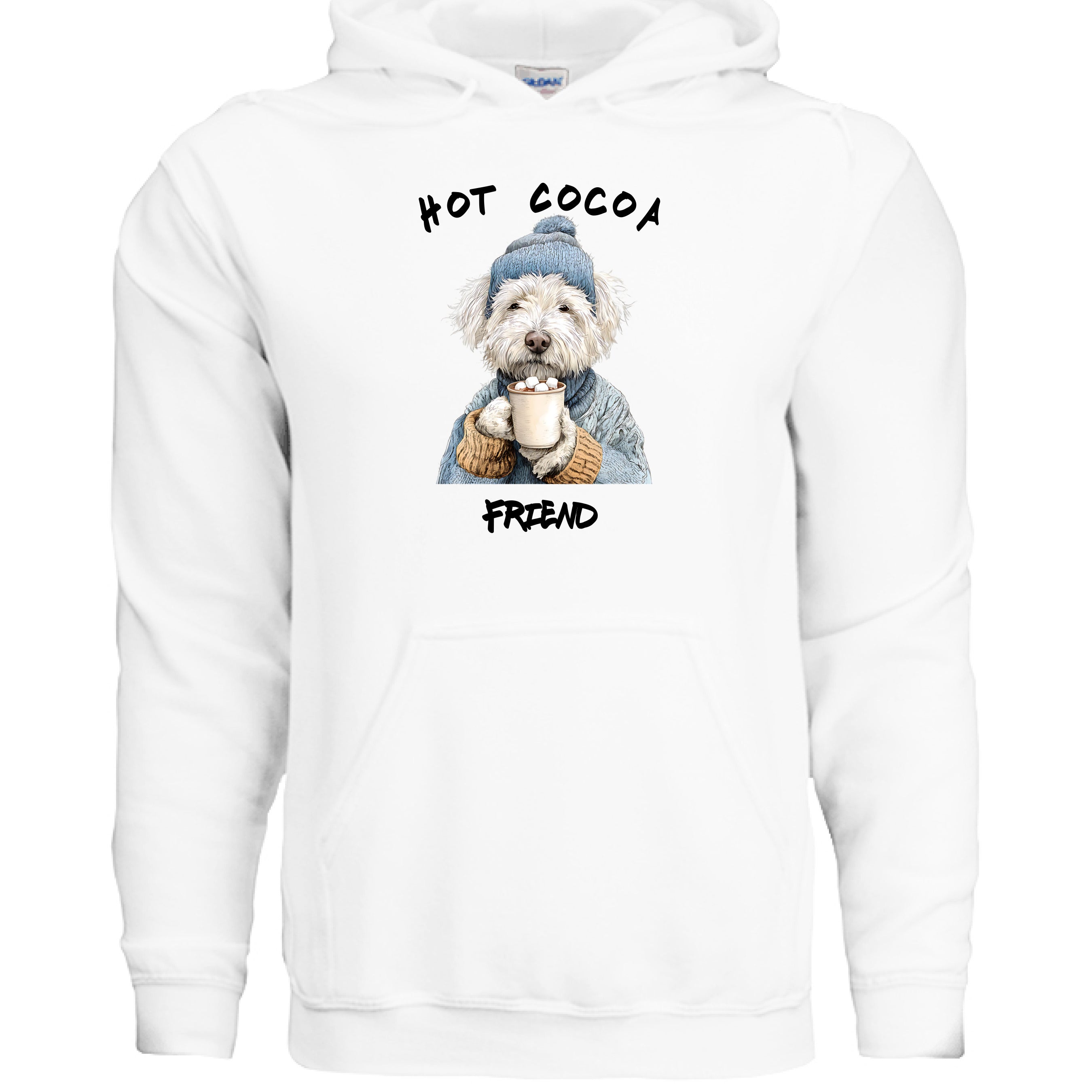 Hot Cocoa Hoodie - Cozy Winter Pet Lover Sweatshirt