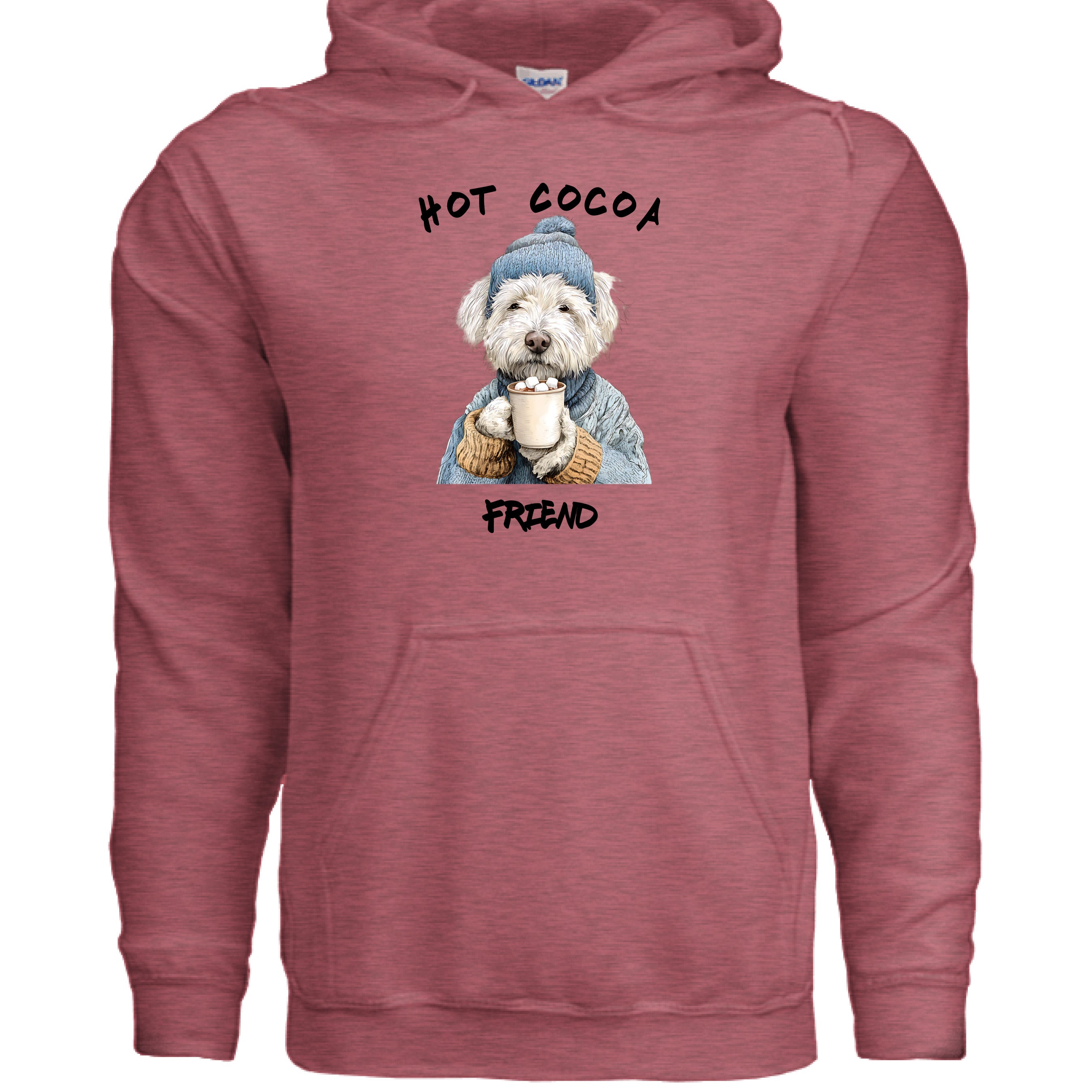 Hot Cocoa Hoodie - Cozy Winter Pet Lover Sweatshirt