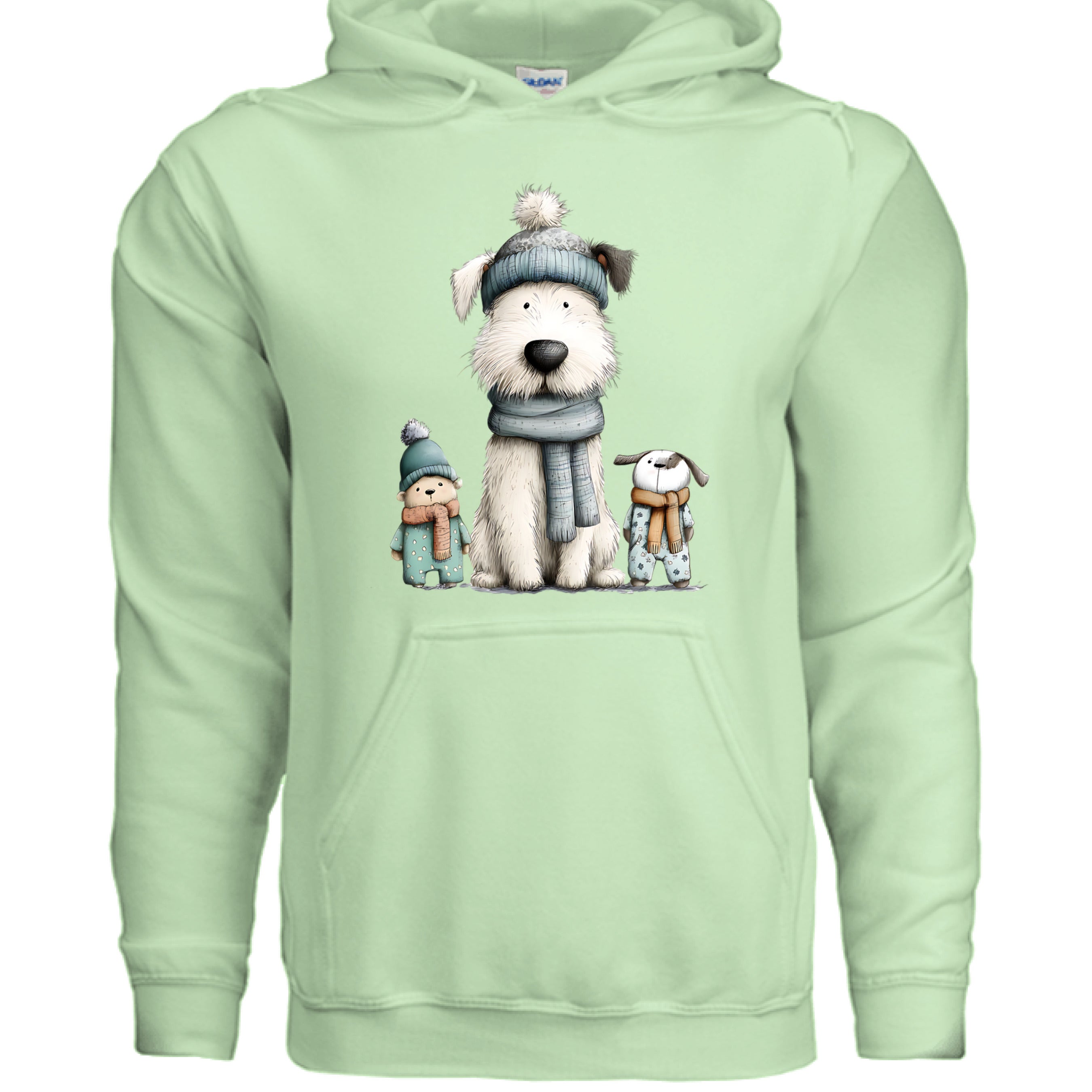 Whimsy Pup Hoodie - Playful Dog Lover Sweatshirt