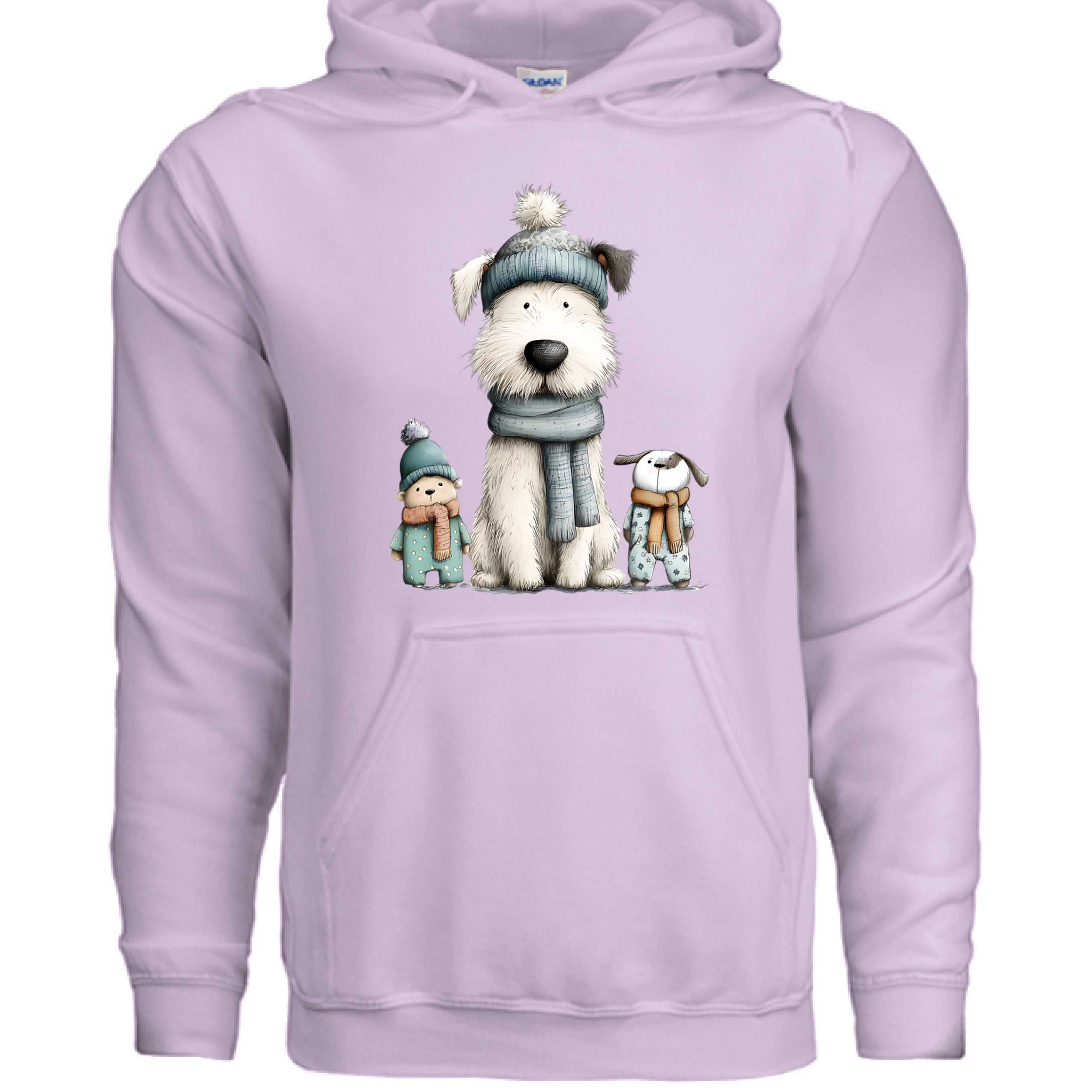 Whimsy Pup Hoodie - Playful Dog Lover Sweatshirt