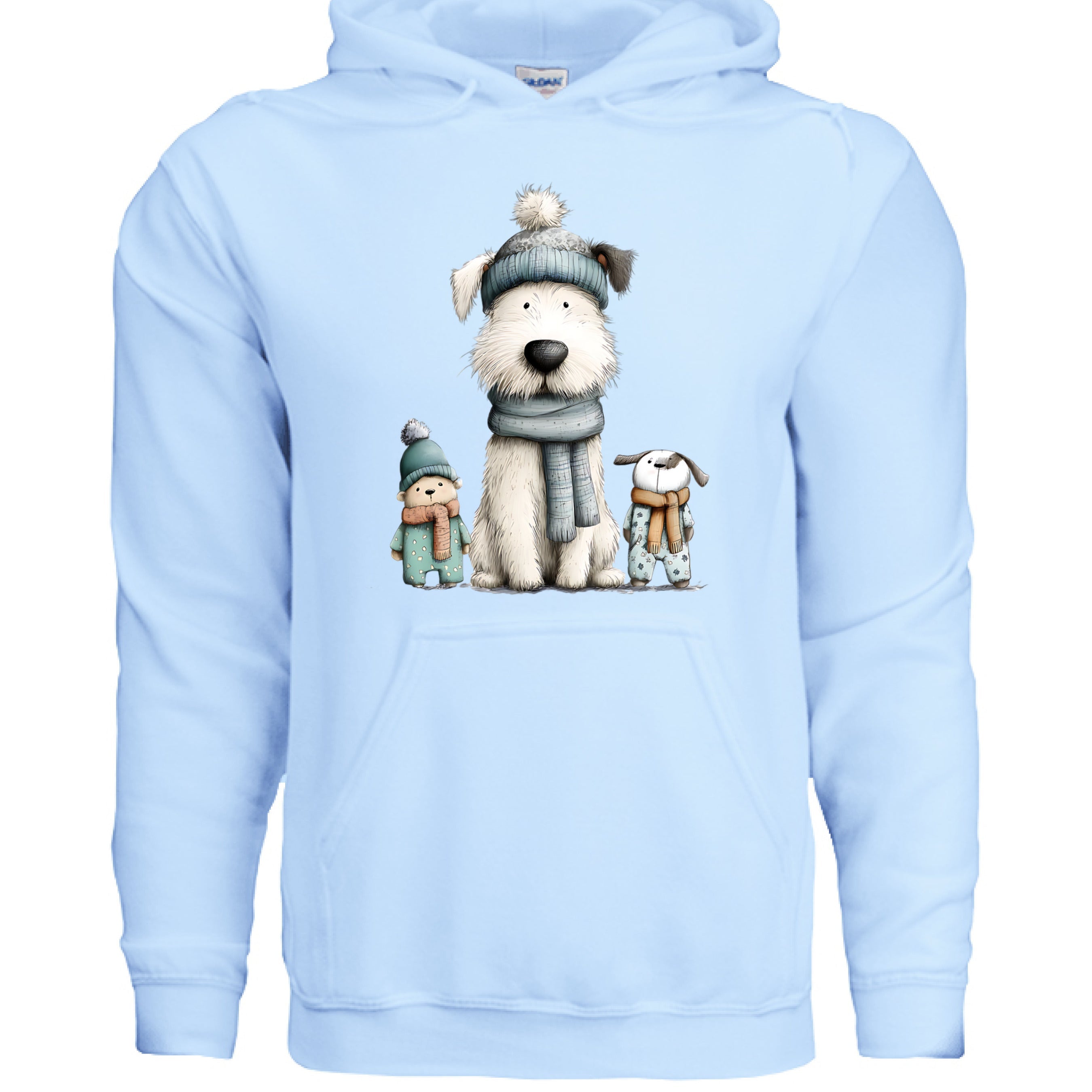Whimsy Pup Hoodie - Playful Dog Lover Sweatshirt