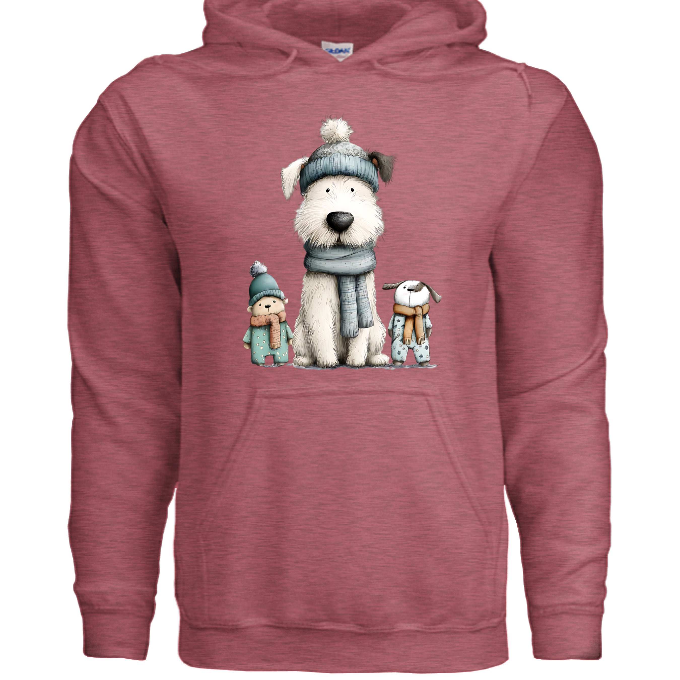Whimsy Pup Hoodie - Playful Dog Lover Sweatshirt