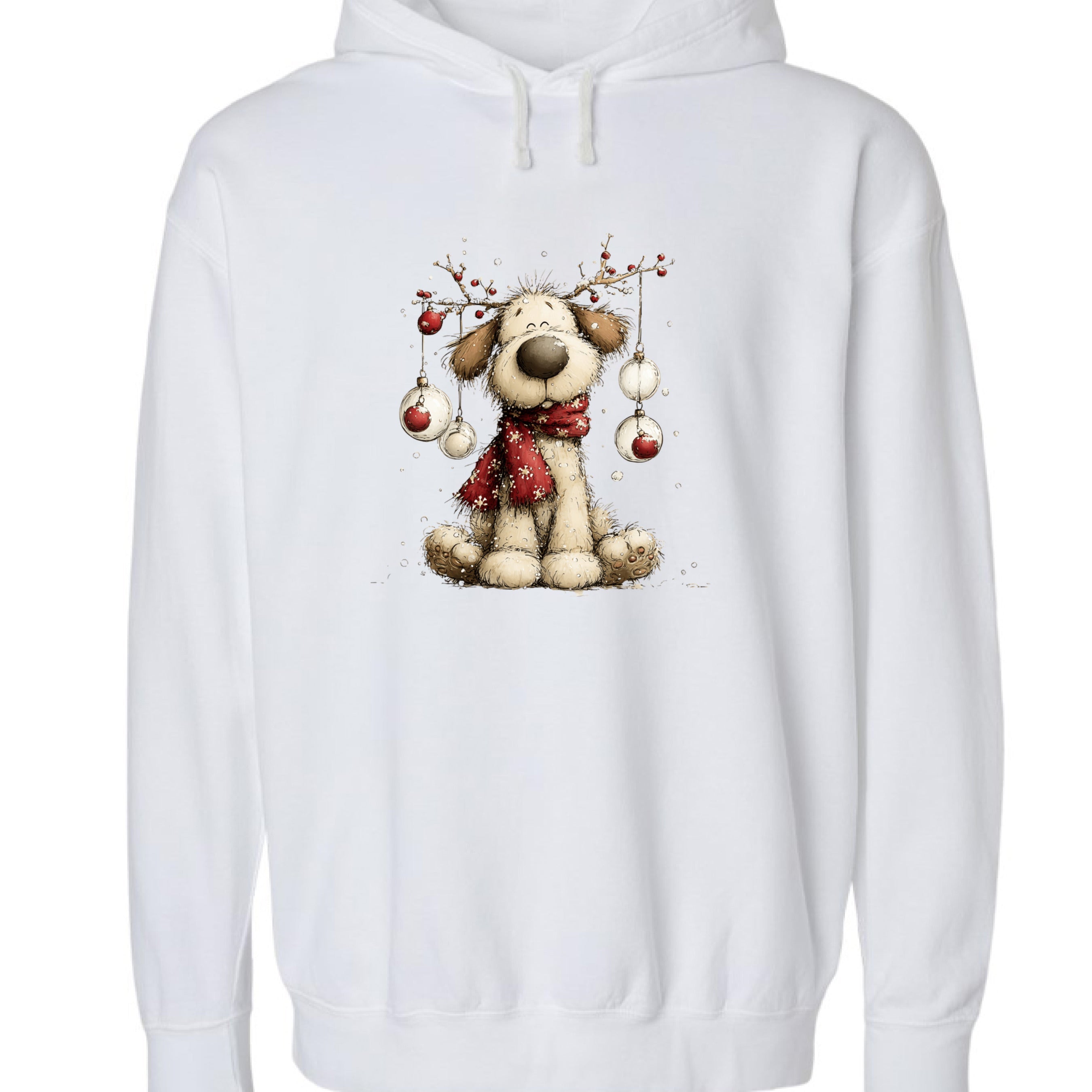 Decorated Whimsy Pup - Comfort Colors Dog Lover Sweatshirt