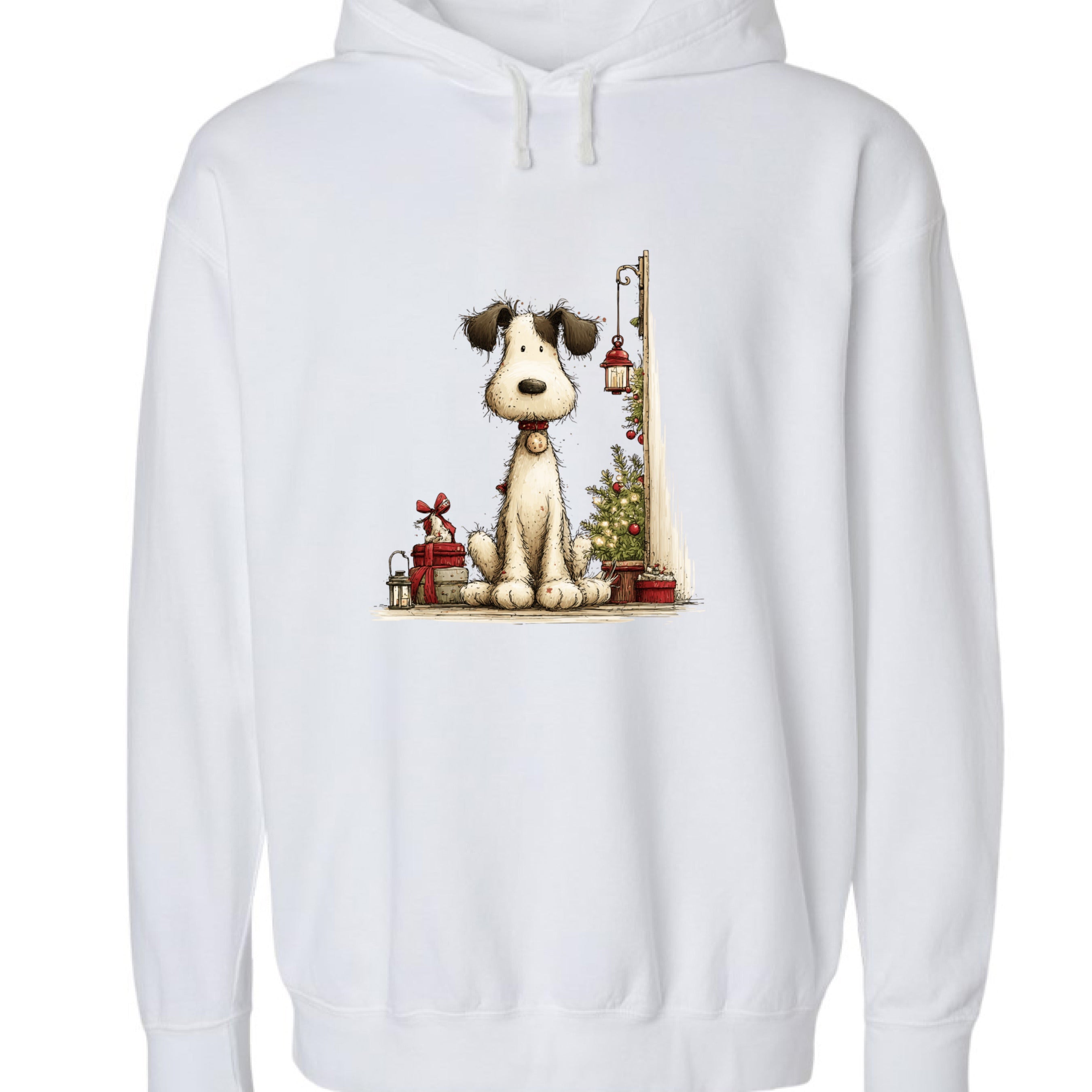 Whimsy Holiday Scene - Comfort Colors Festive Sweatshirt