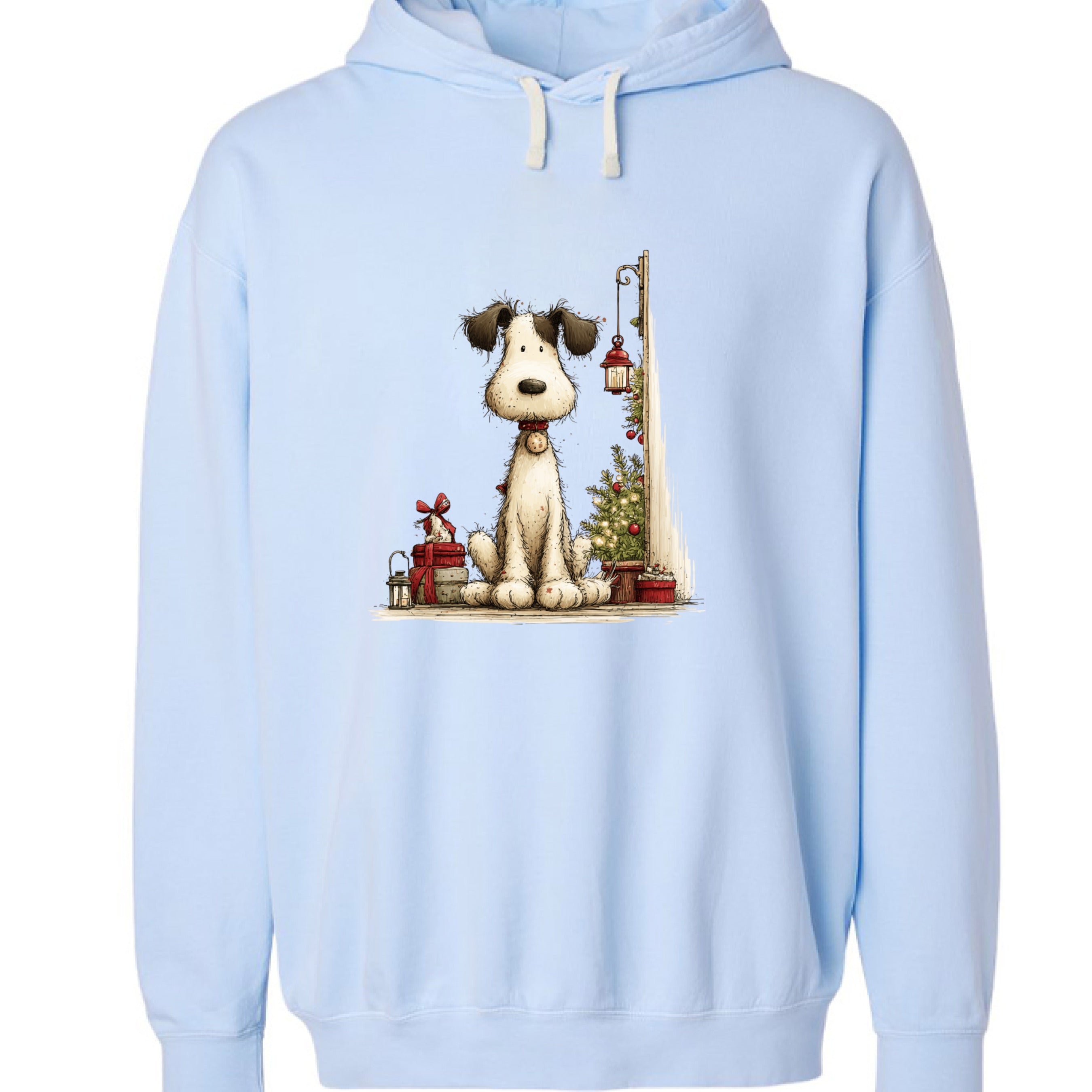 Whimsy Holiday Scene - Comfort Colors Festive Sweatshirt