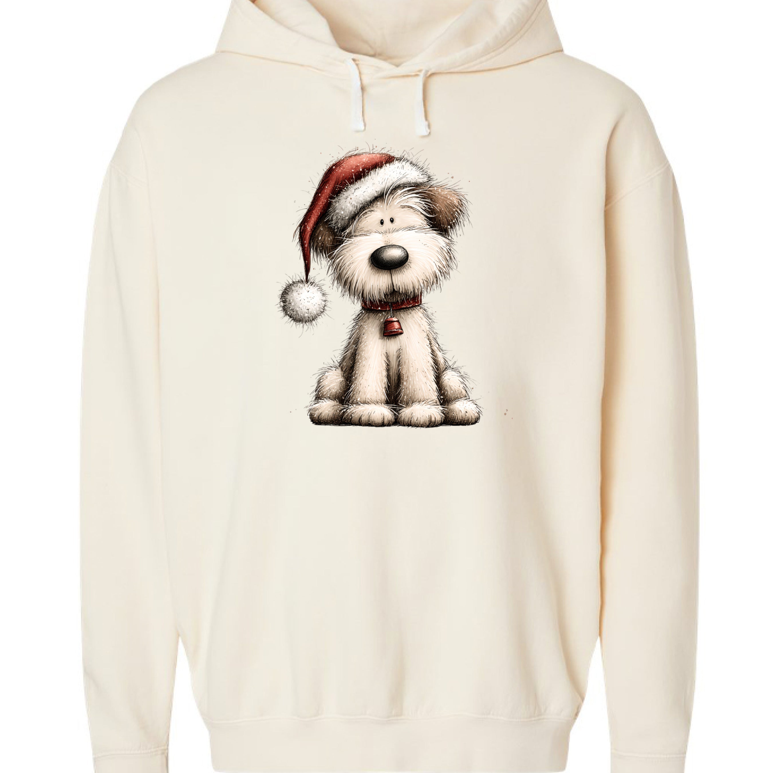 Whimsy Santa Hat - Comfort Colors Holiday Sweatshirt