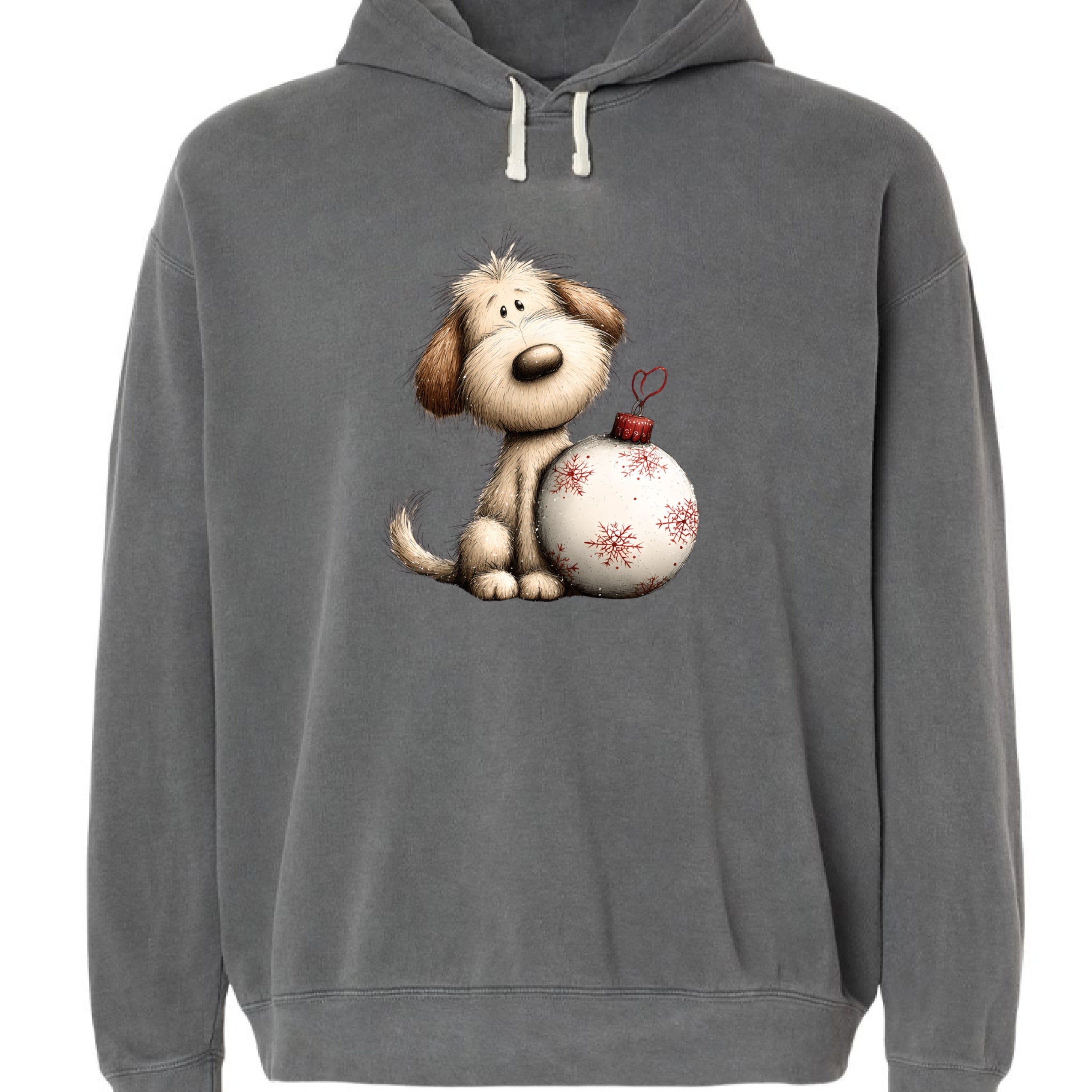 Comfort Colors Whimsy Ornament Pup Hoodie