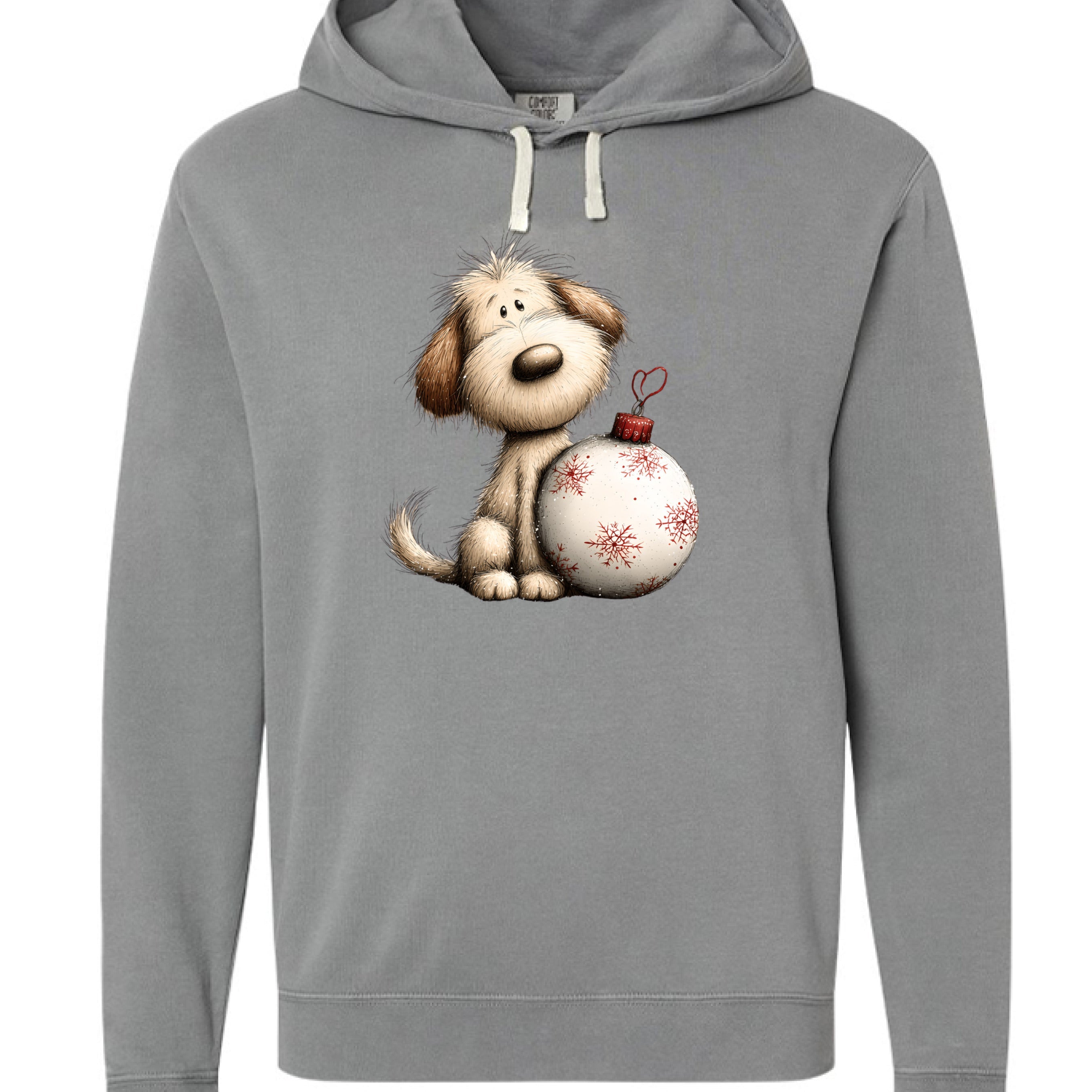 Comfort Colors Whimsy Ornament Pup Hoodie