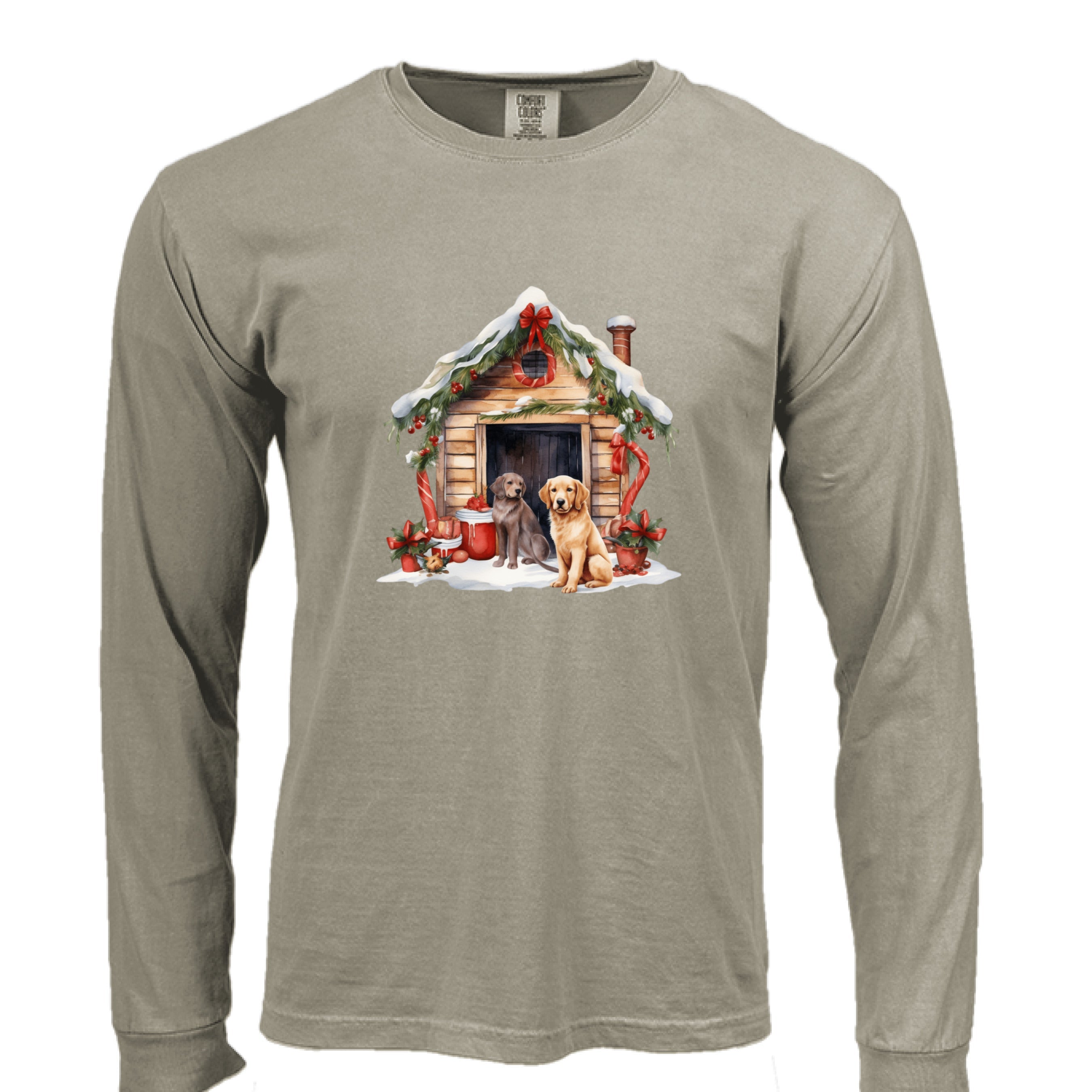 Comfort Colors Dog House Long Sleeve Shirt - Unisex Cotton