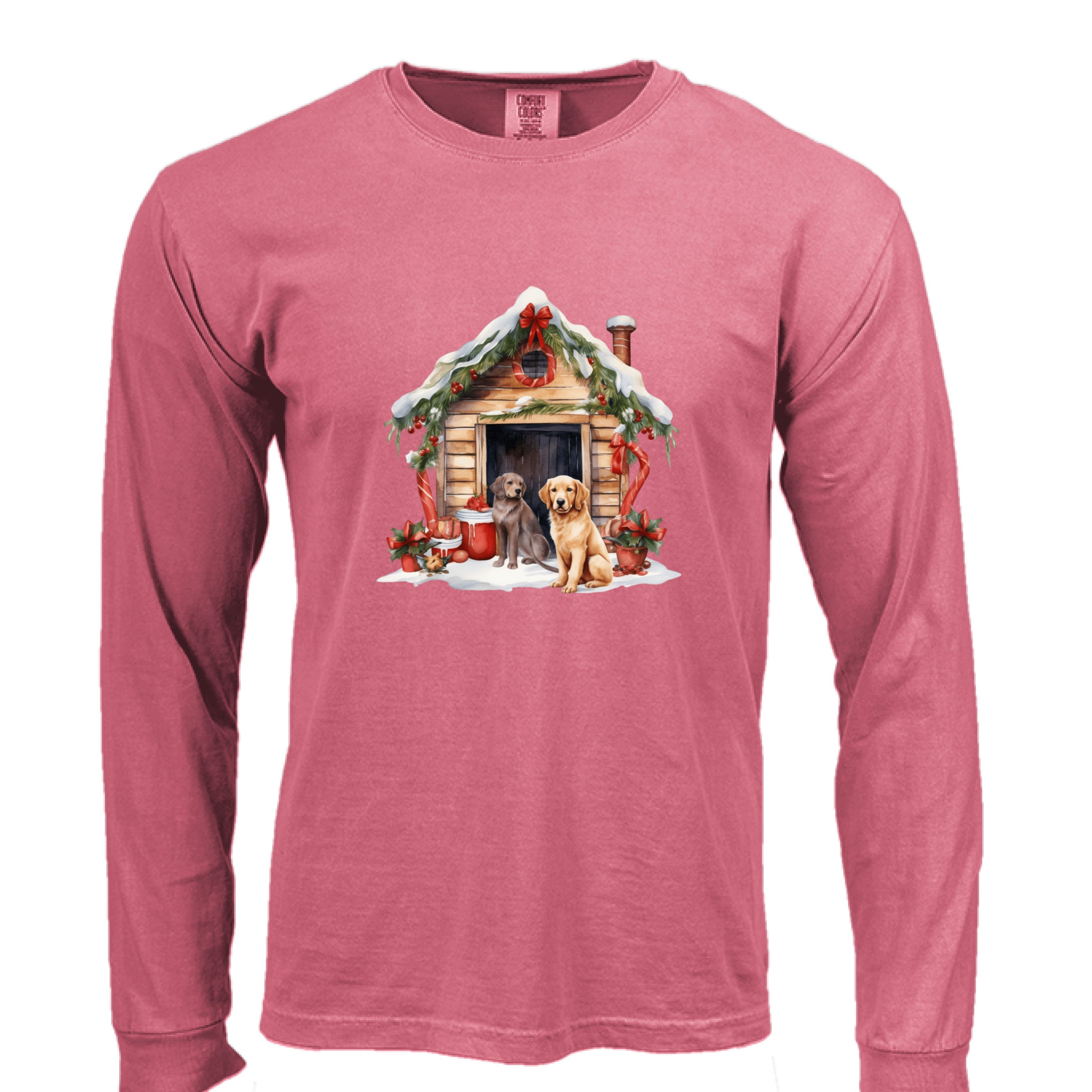 Comfort Colors Dog House Long Sleeve Shirt - Unisex Cotton