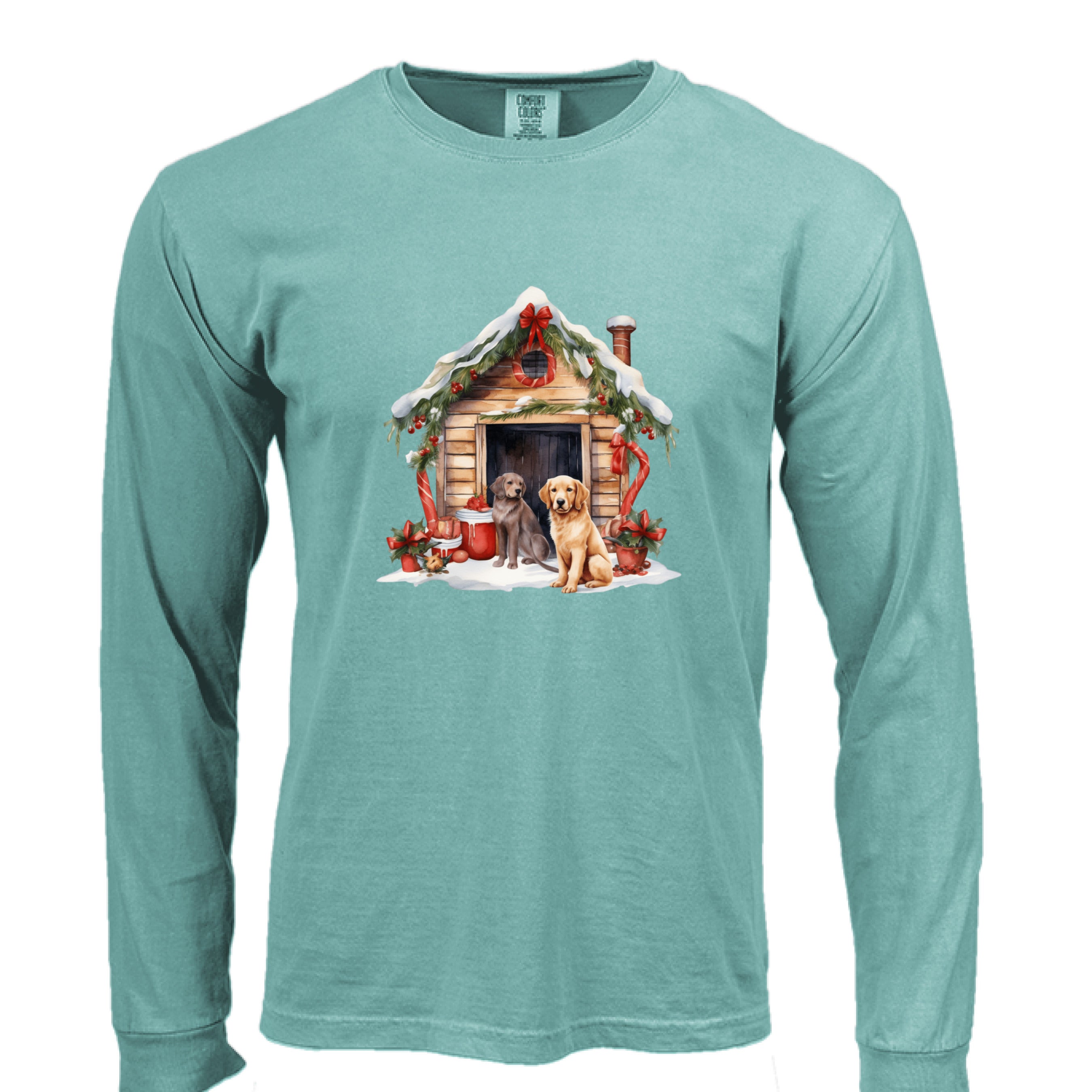 Comfort Colors Dog House Long Sleeve Shirt - Unisex Cotton