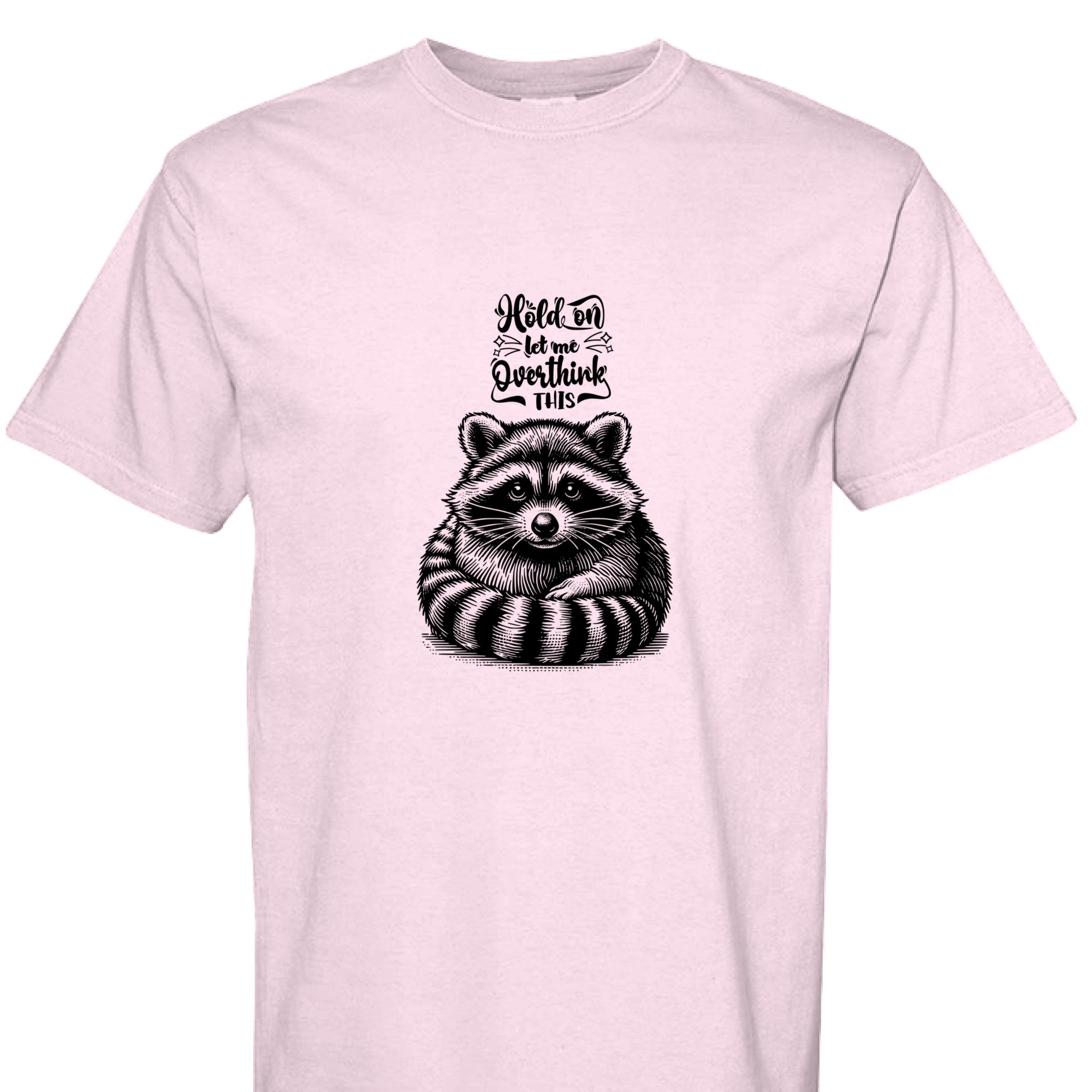 Funny T-Shirt - Overthinking Racoon Comfort Colors Tee