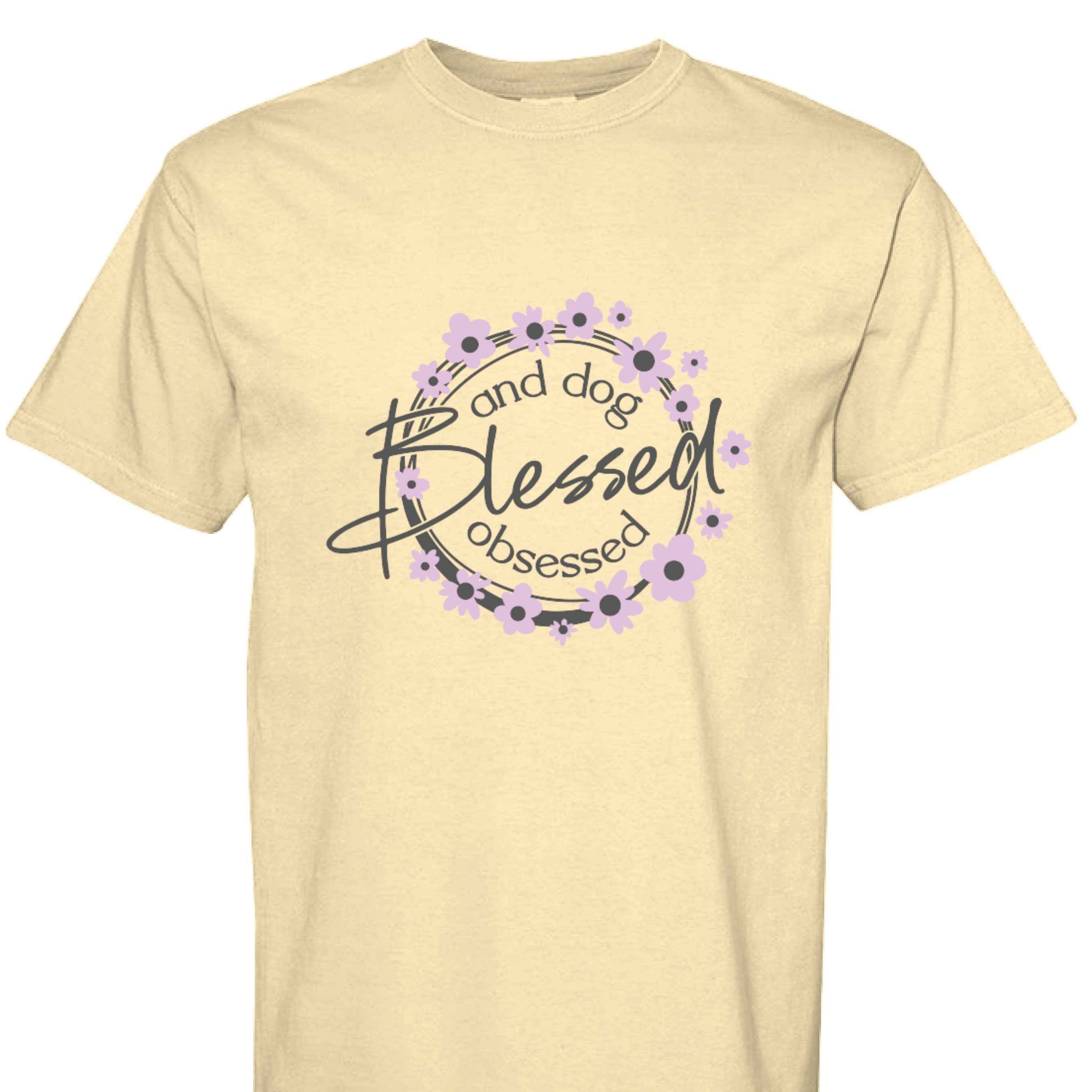 Comfort Colors T-Shirt - Blessed Dog Obsessed