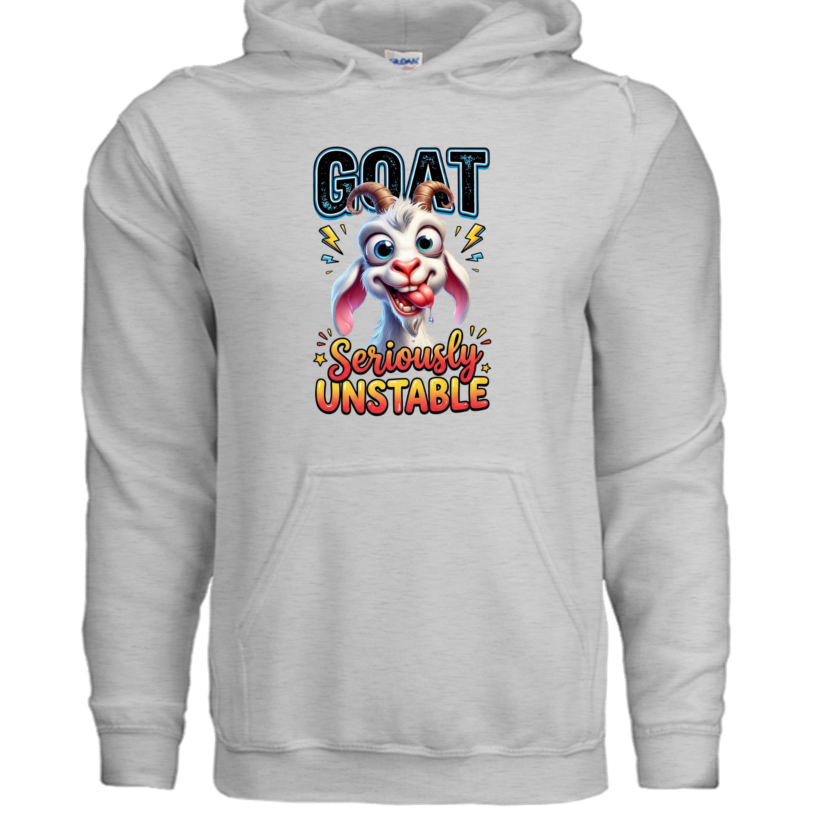 Seriously Unstable Goat Hoodie - Funny Animal Lover Gift