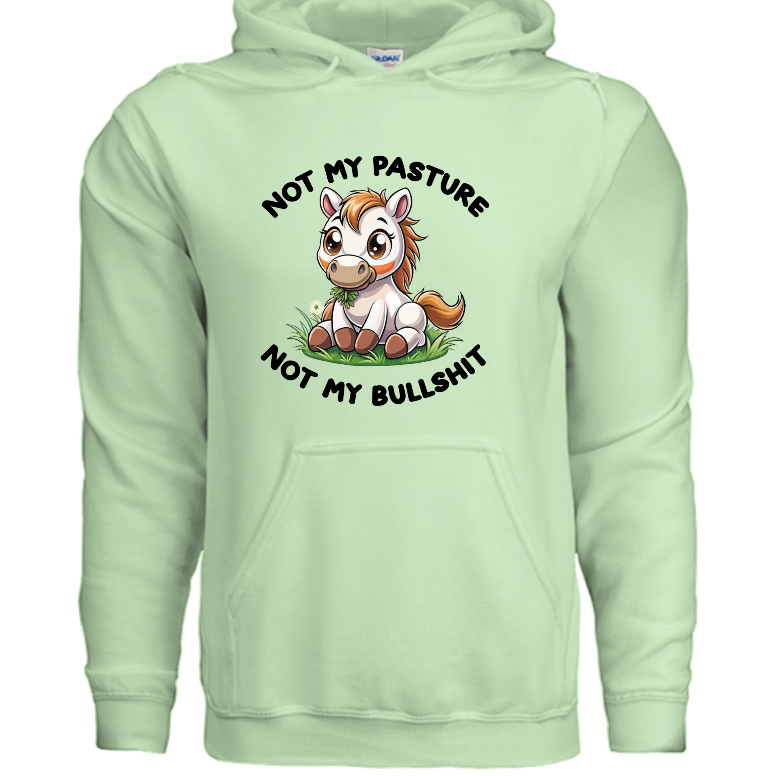 Not My Pasture Funny Pet Lover Hoodie - Unisex Sweatshirt