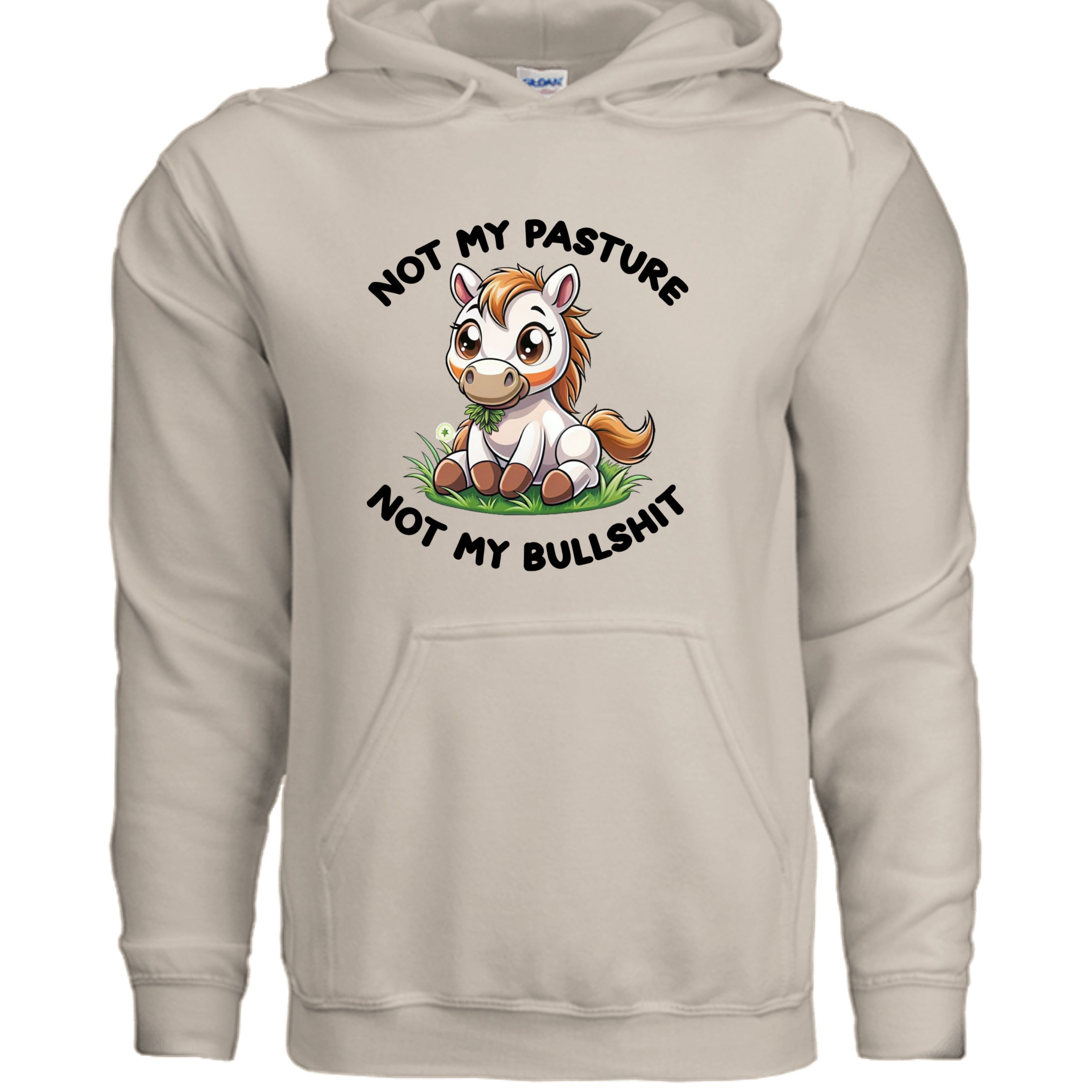 Not My Pasture Funny Pet Lover Hoodie - Unisex Sweatshirt