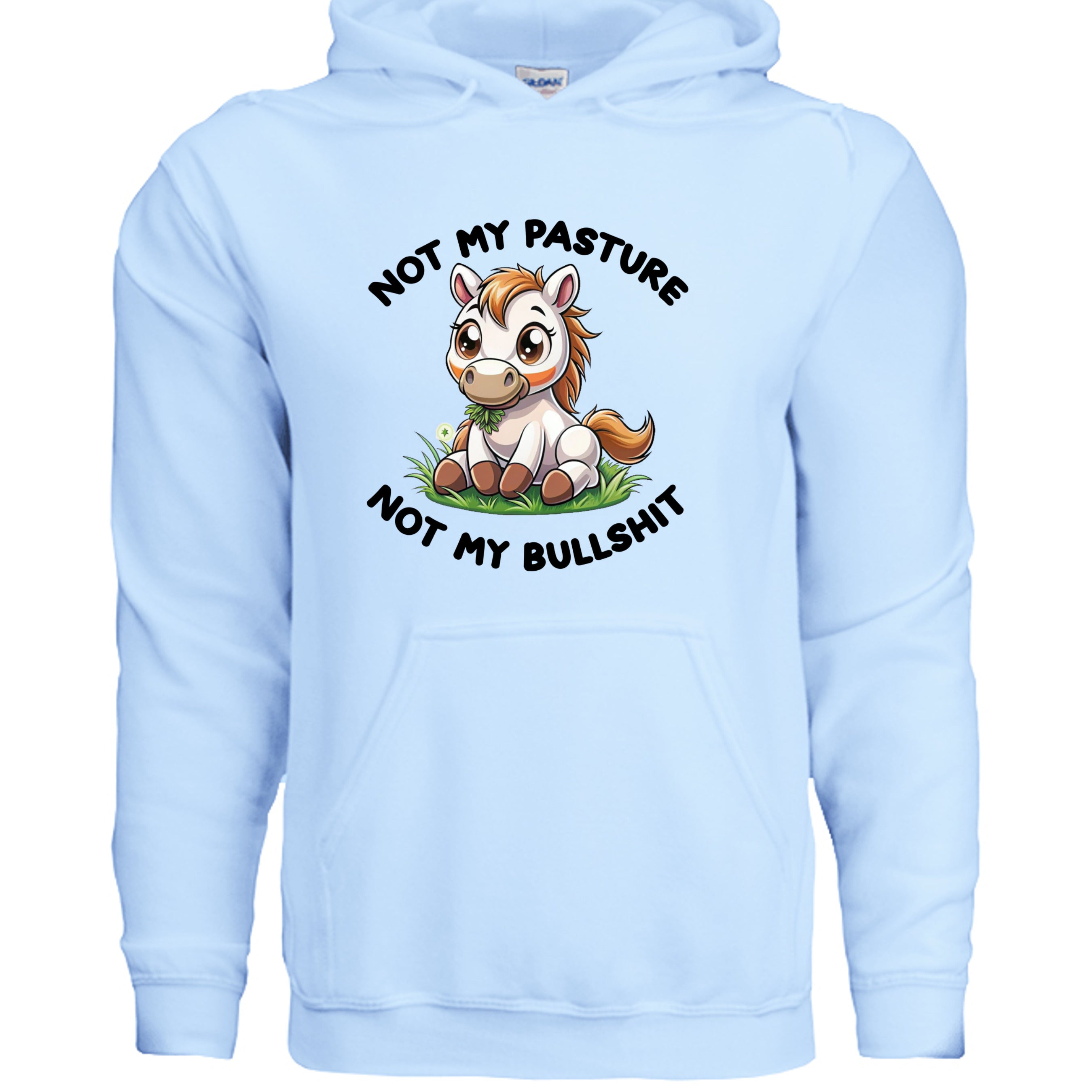 Not My Pasture Funny Pet Lover Hoodie - Unisex Sweatshirt