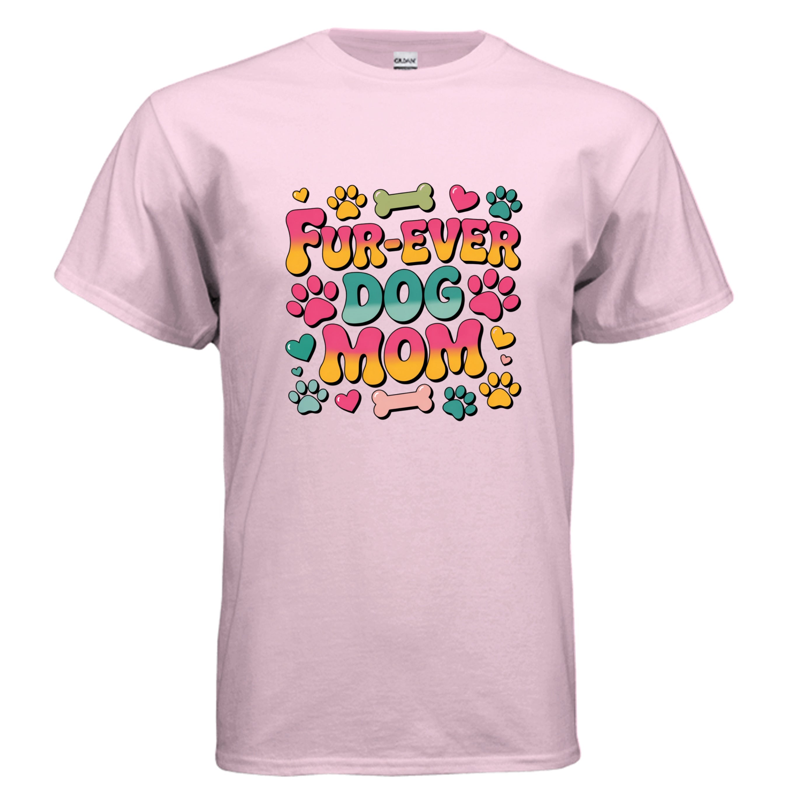 Funny Dog Mom T-Shirt - "Fur-Ever Dog Mom"