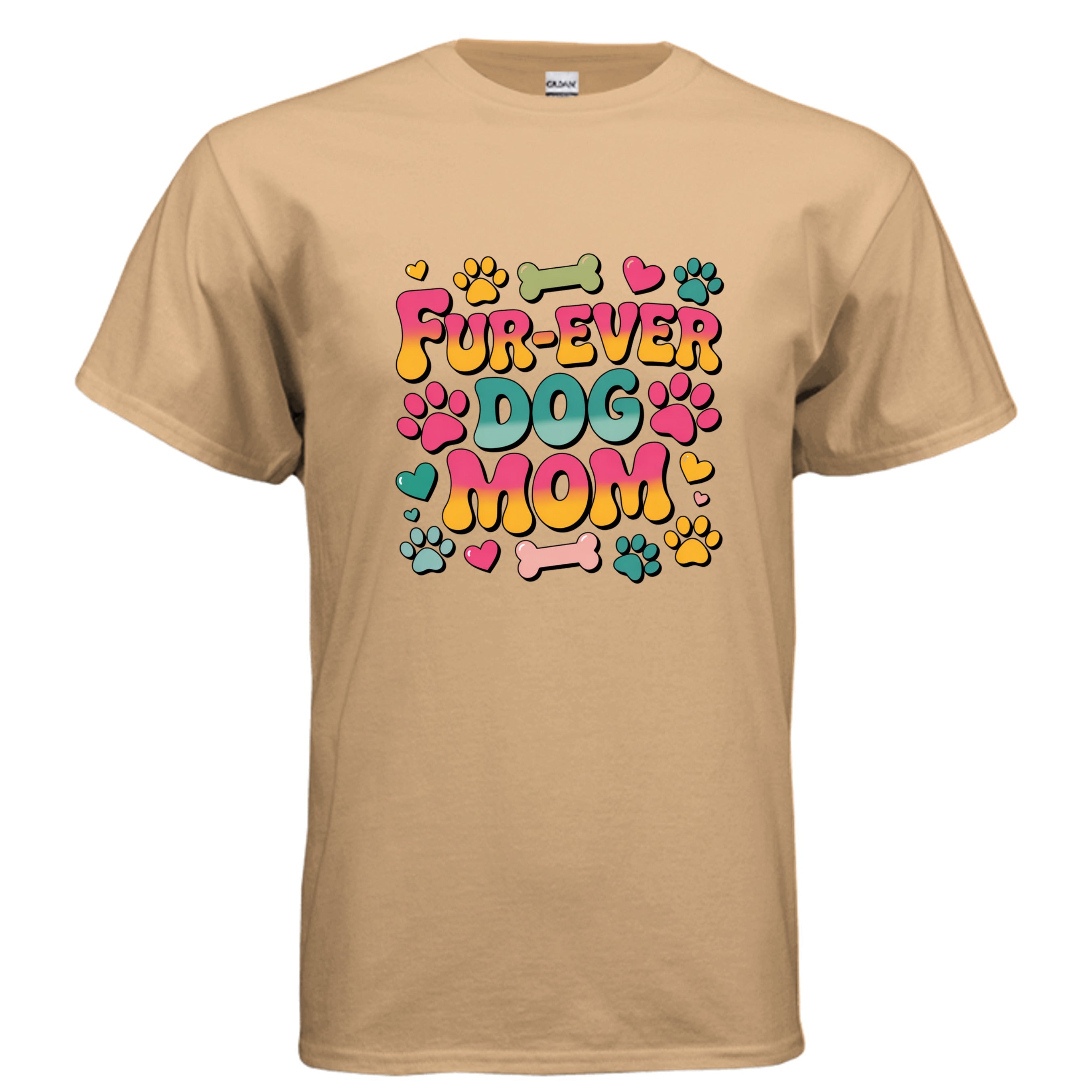 Funny Dog Mom T-Shirt - "Fur-Ever Dog Mom"