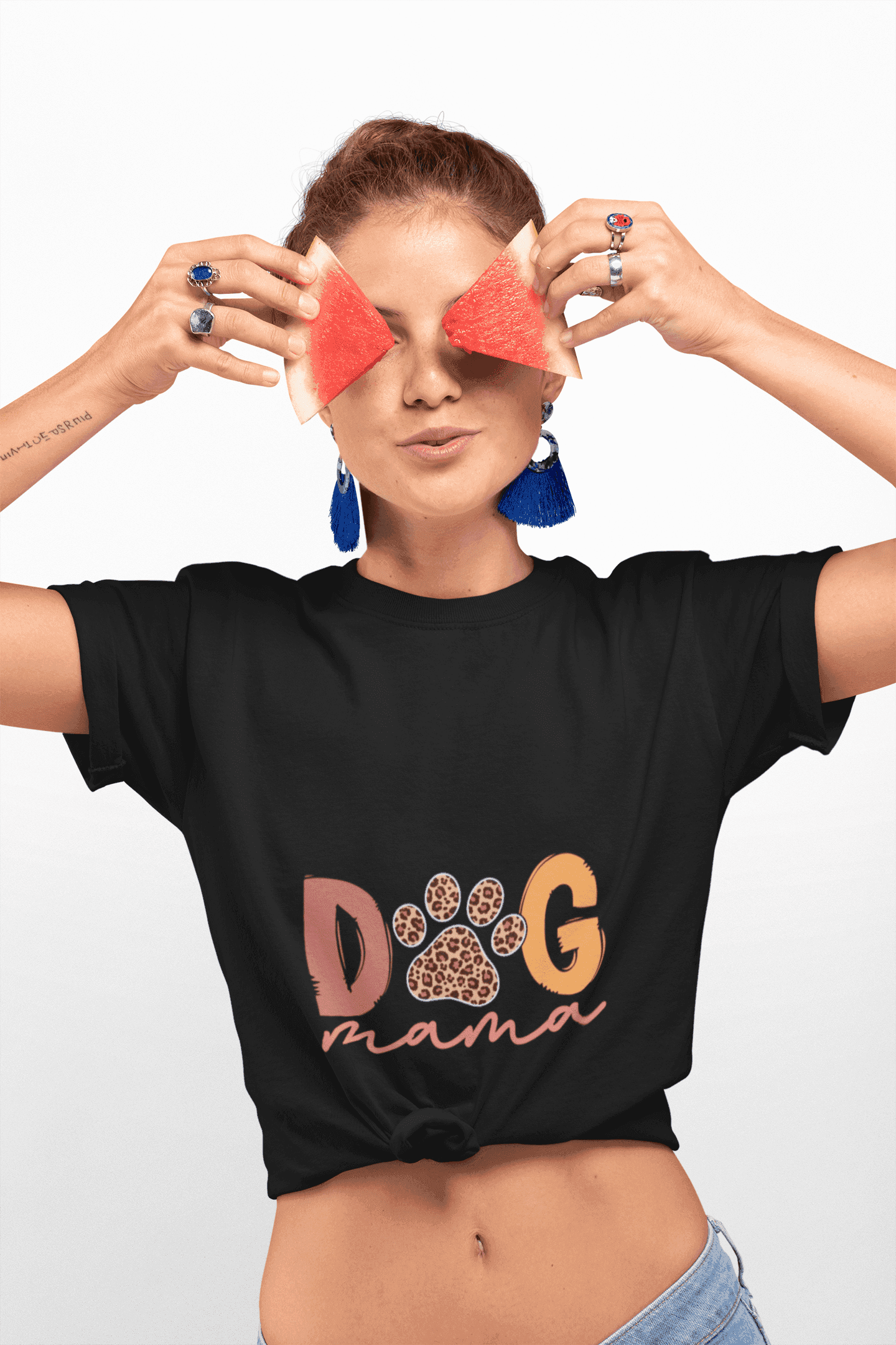 Dog Mama Tee - Women's Favorite Cute Dog Mom Shirt