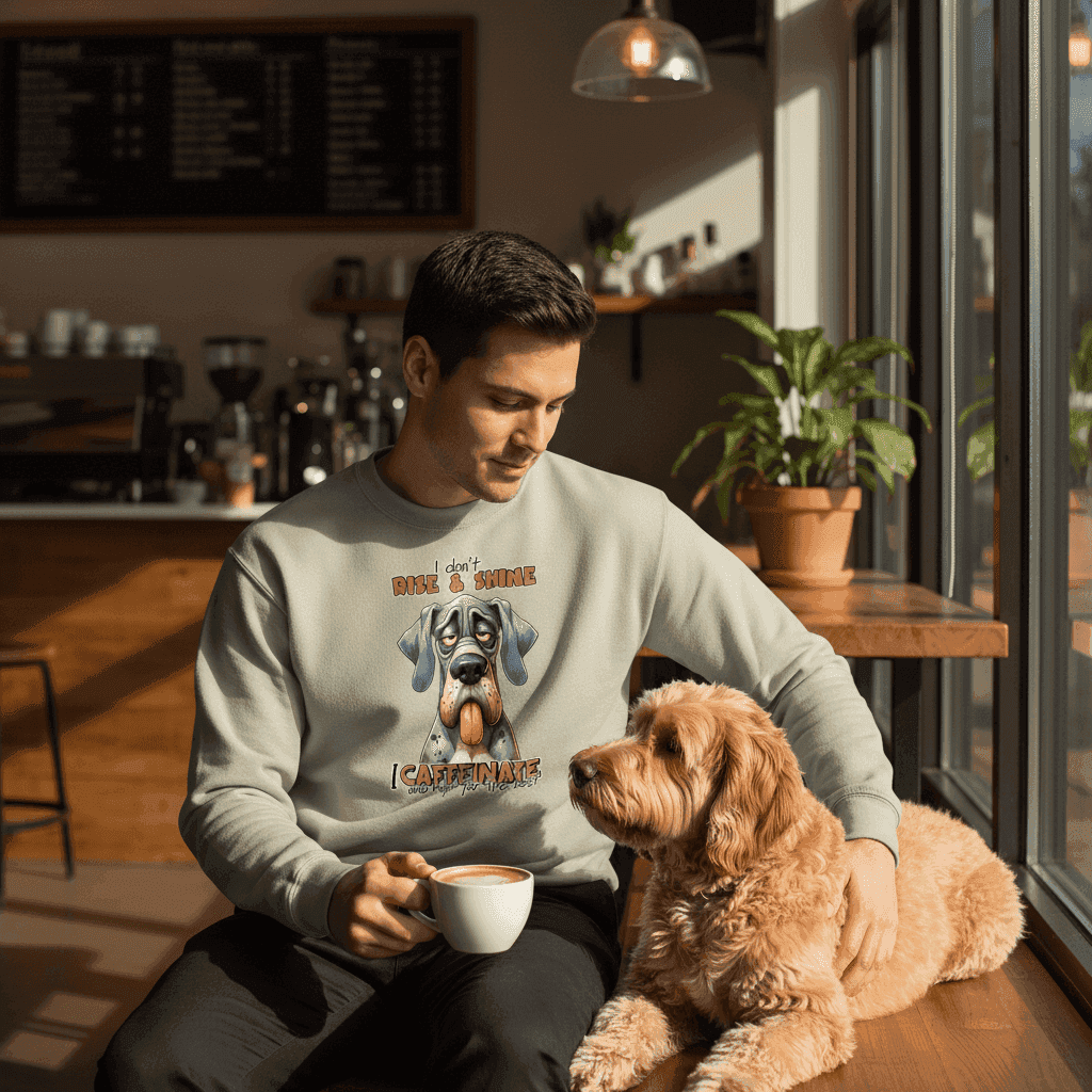 Rise n Shine Crewneck - Cozy Morning Sweatshirt