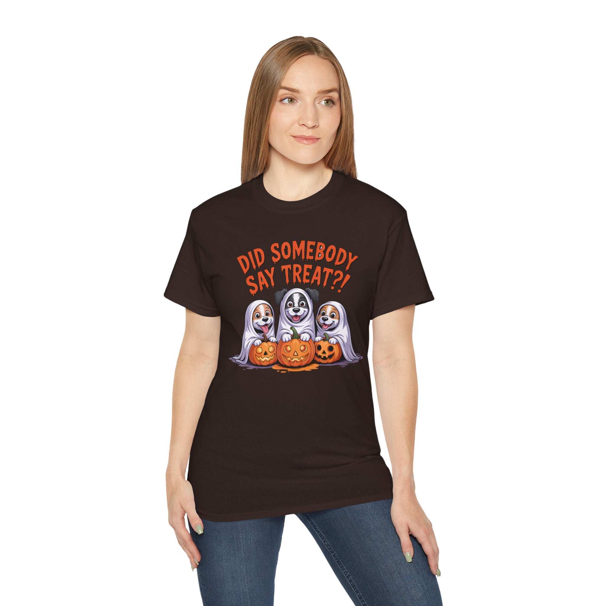 Spooky Halloween Dog Tee - Fun Ghosts T-Shirt