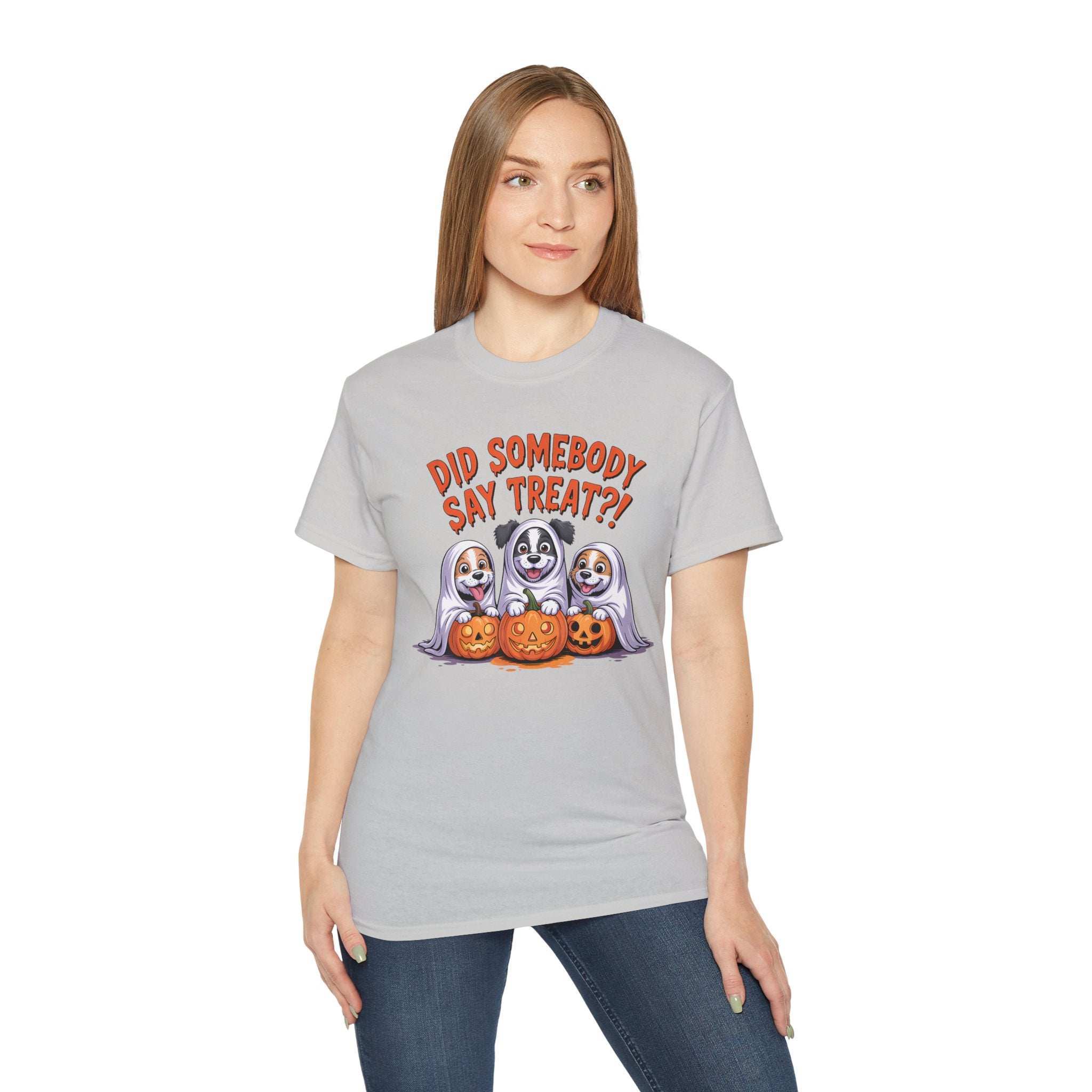 Spooky Halloween Dog Tee - Fun Ghosts T-Shirt