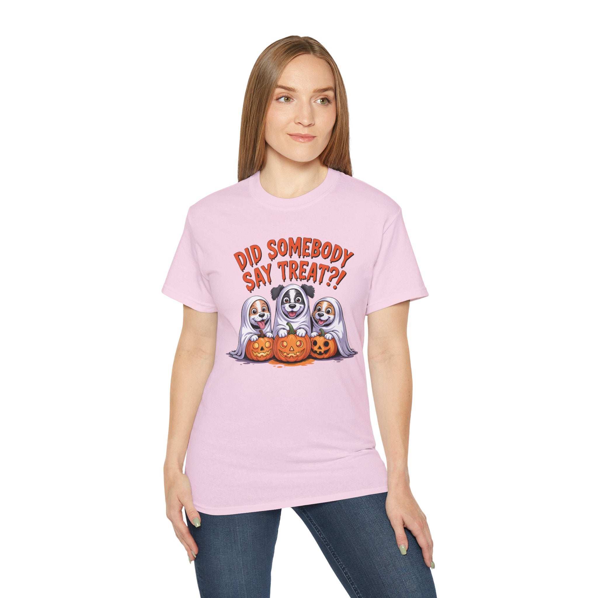 Spooky Halloween Dog Tee - Fun Ghosts T-Shirt