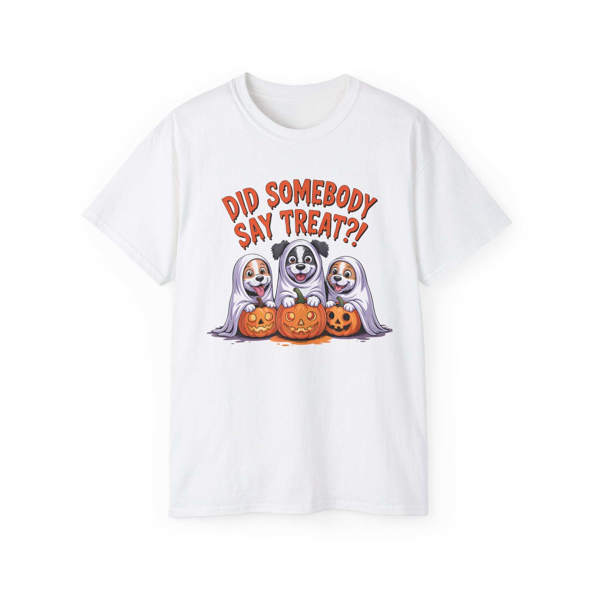 Spooky Halloween Dog Tee - Fun Ghosts T-Shirt