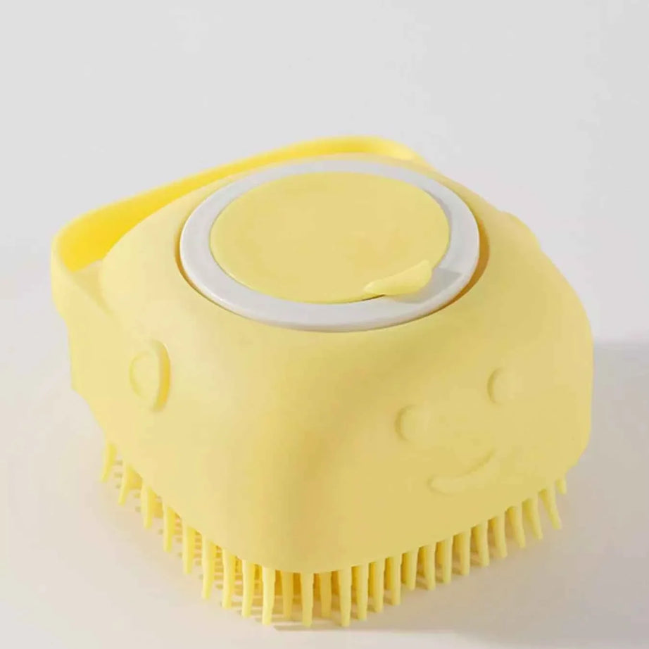 Pet Bath Brush - Cute Cartoon Silicone