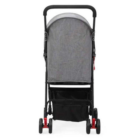 Foldable Pet Stroller, Small Dog Cat Stroller With Storage Basket For Small Puppies, Gray And Black