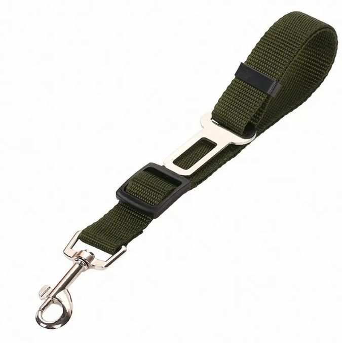 Dog Car Seat Belt - Adjustable Pet Safety Harness Leash