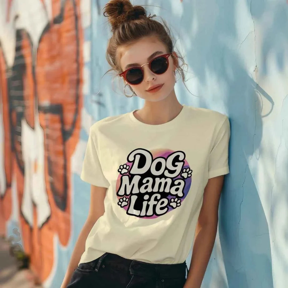 Dog Mama Life T-Shirt - Gildan 100% Preshrunk
